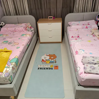 Customer home photo 9: The bed frame is sturdy and solid, make from good material. Recommended product.