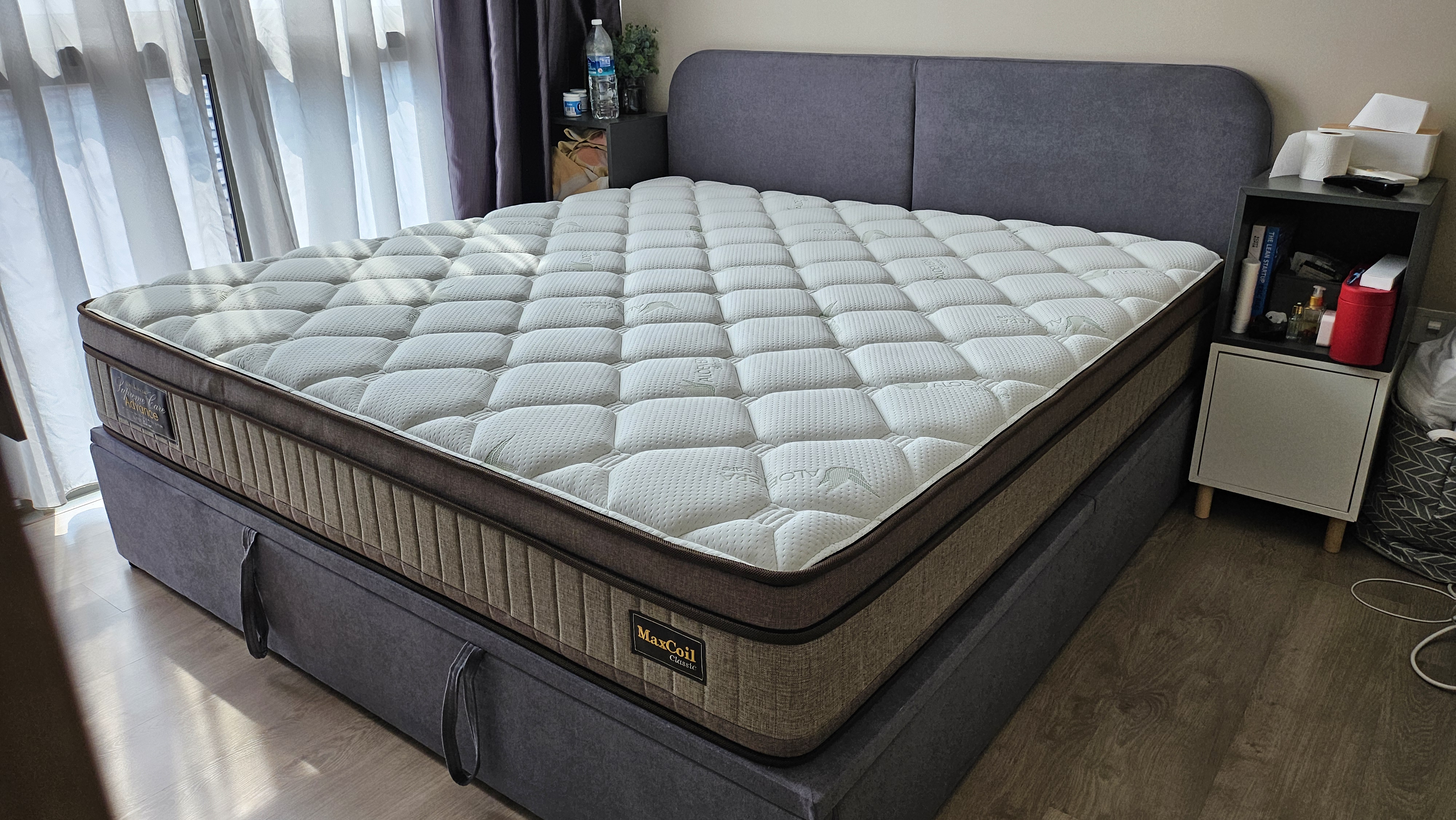 Customer home photo 9: Easy to lift the storage bed. Excellent storage capacity. And overall a simple design.