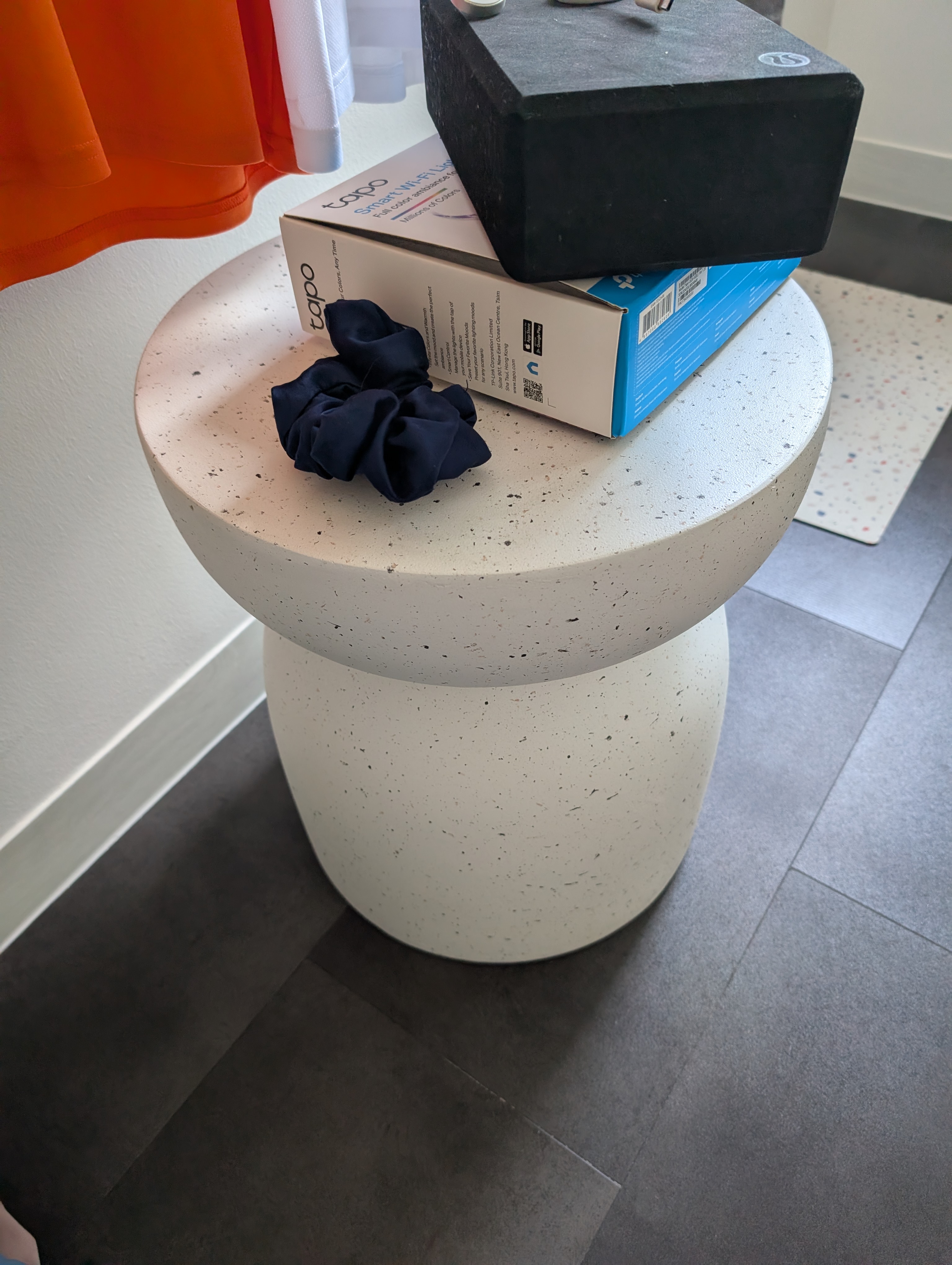 Customer home photo 1: Study and useful as a coffee table in a cozy corner. Love its material and how clean it looks.
