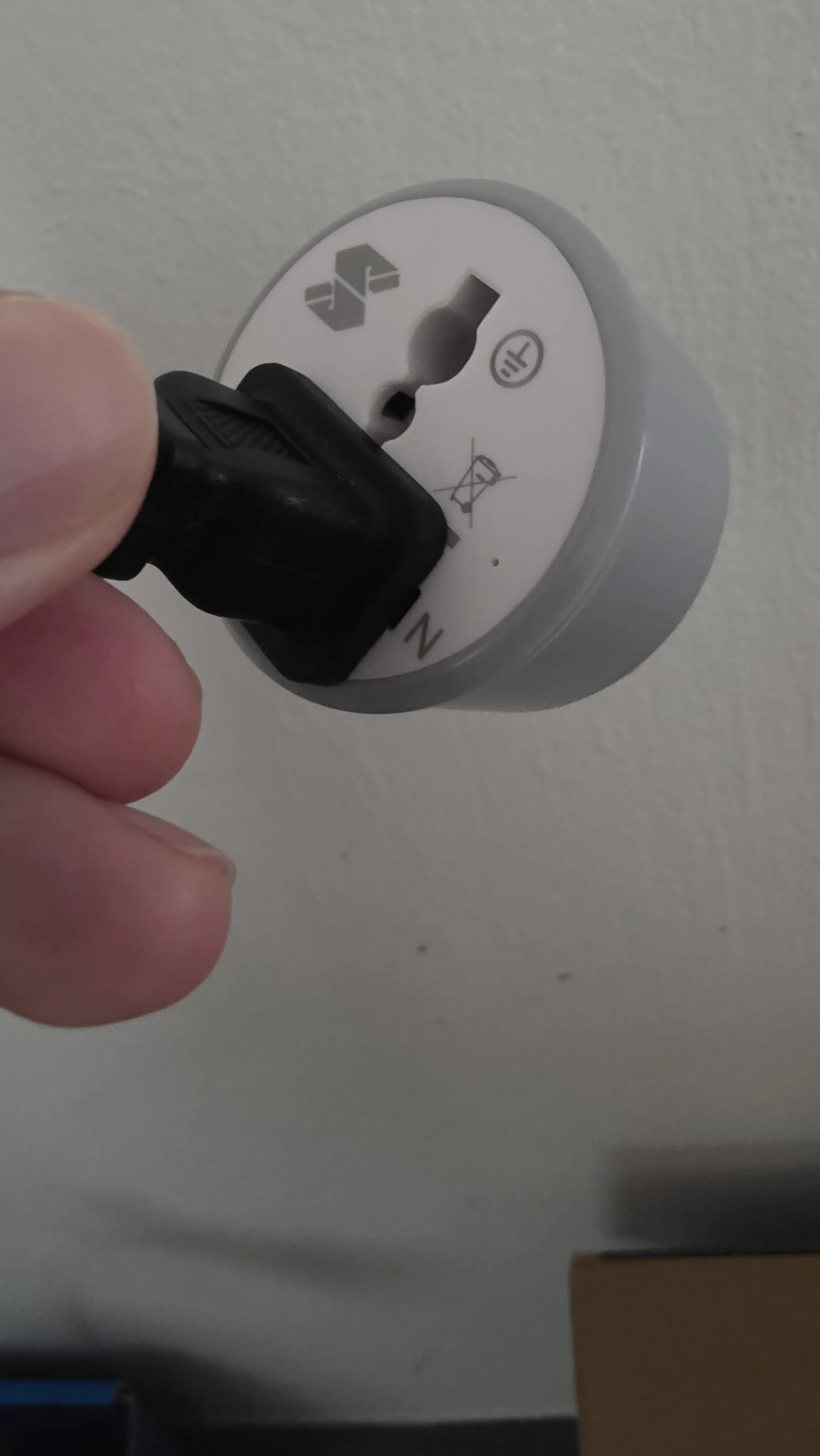 Customer home photo 1: Works well. China plug when inserted is snug.
