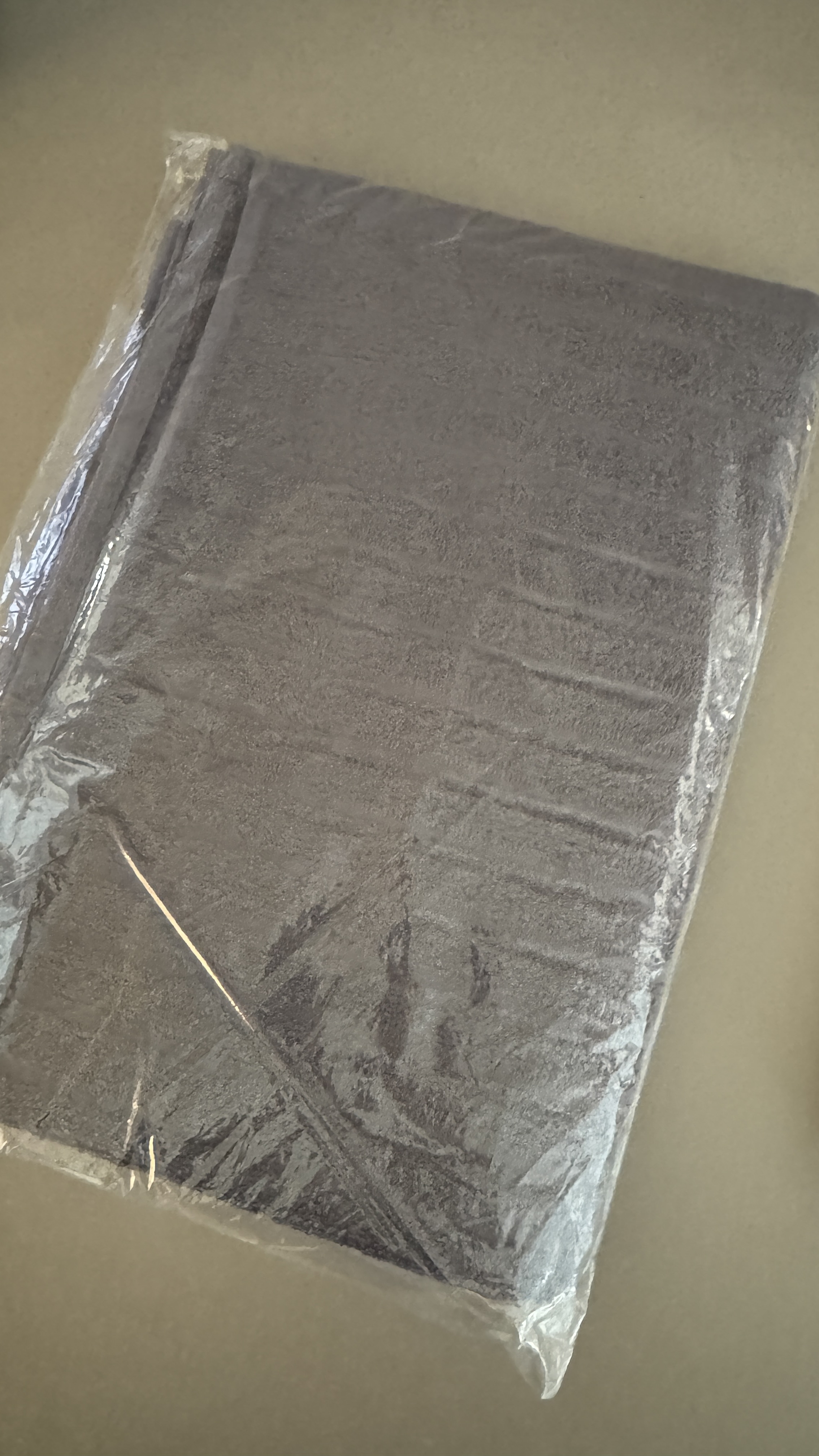 Customer home photo 1: Towel is smooth and large! Perfect for big sized adults. colour is also nice