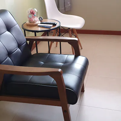 Customer home photo 5: Extremely comfortable and very relax chair. Nice and sturdy. Best recommended chair:)