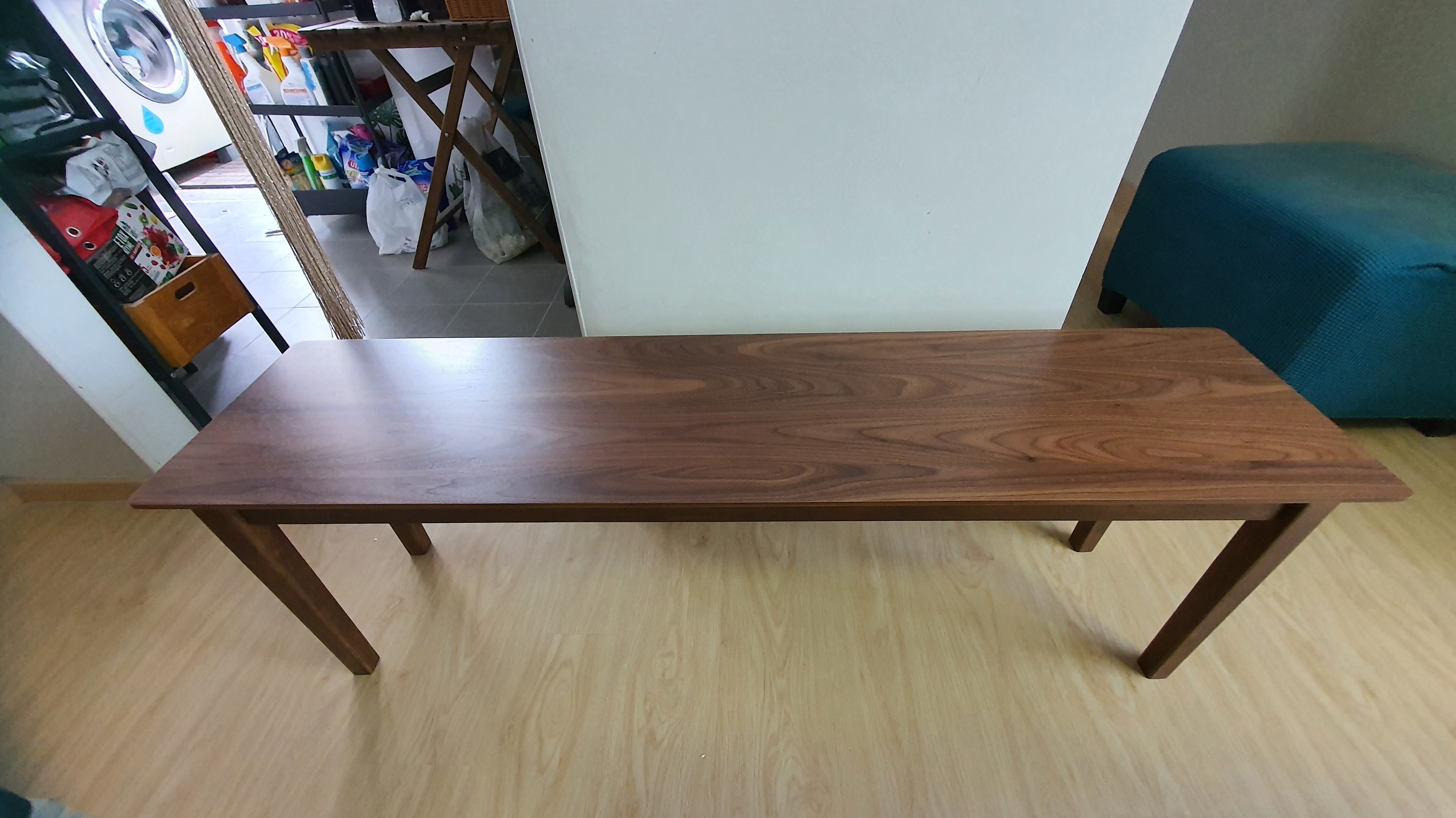 Customer home photo 8: lovely long bench. sturdy, looks good & matches my hse deco. 😊