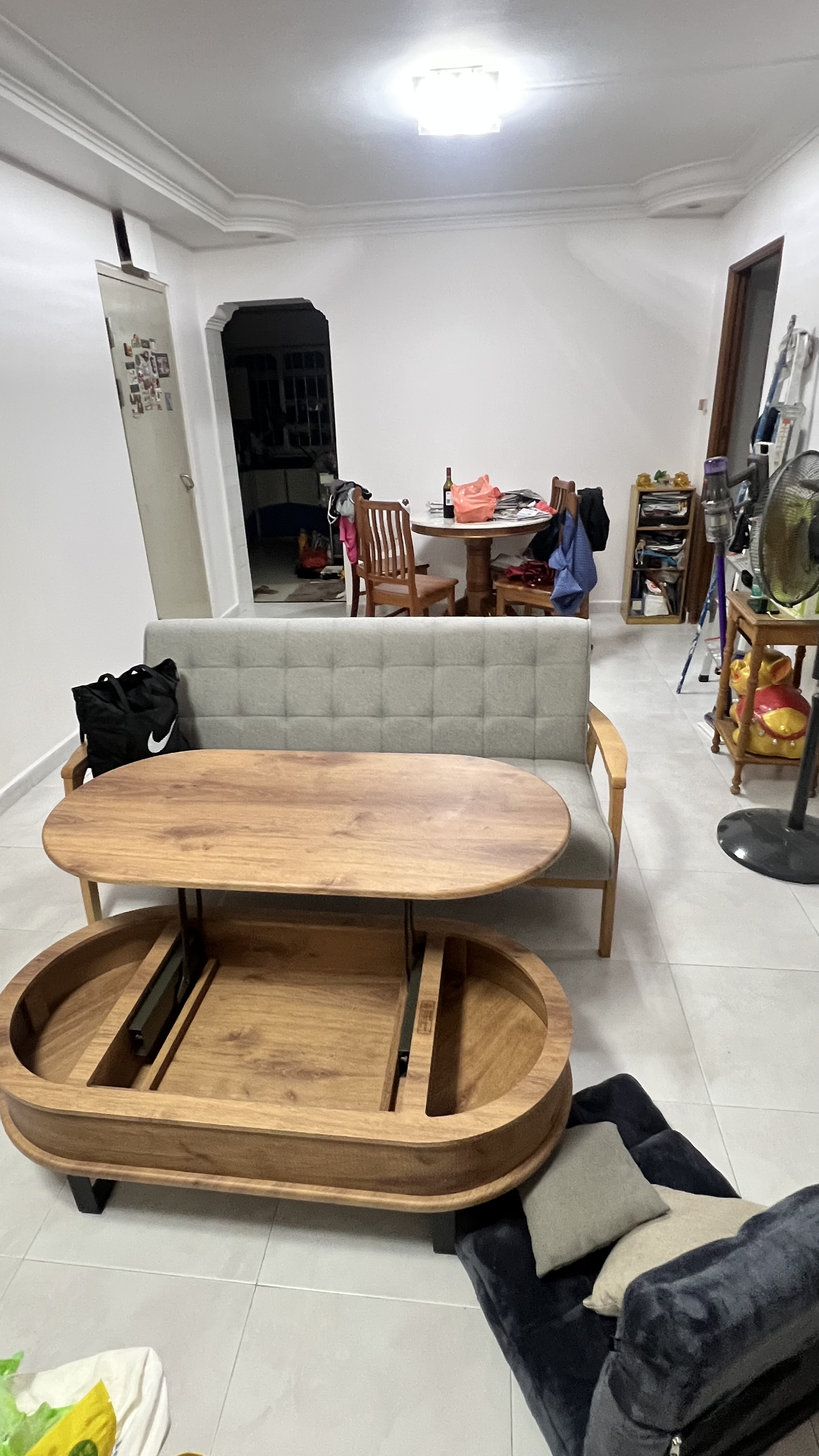 Molly Storage Coffee Table 1.2m - Rich Oak