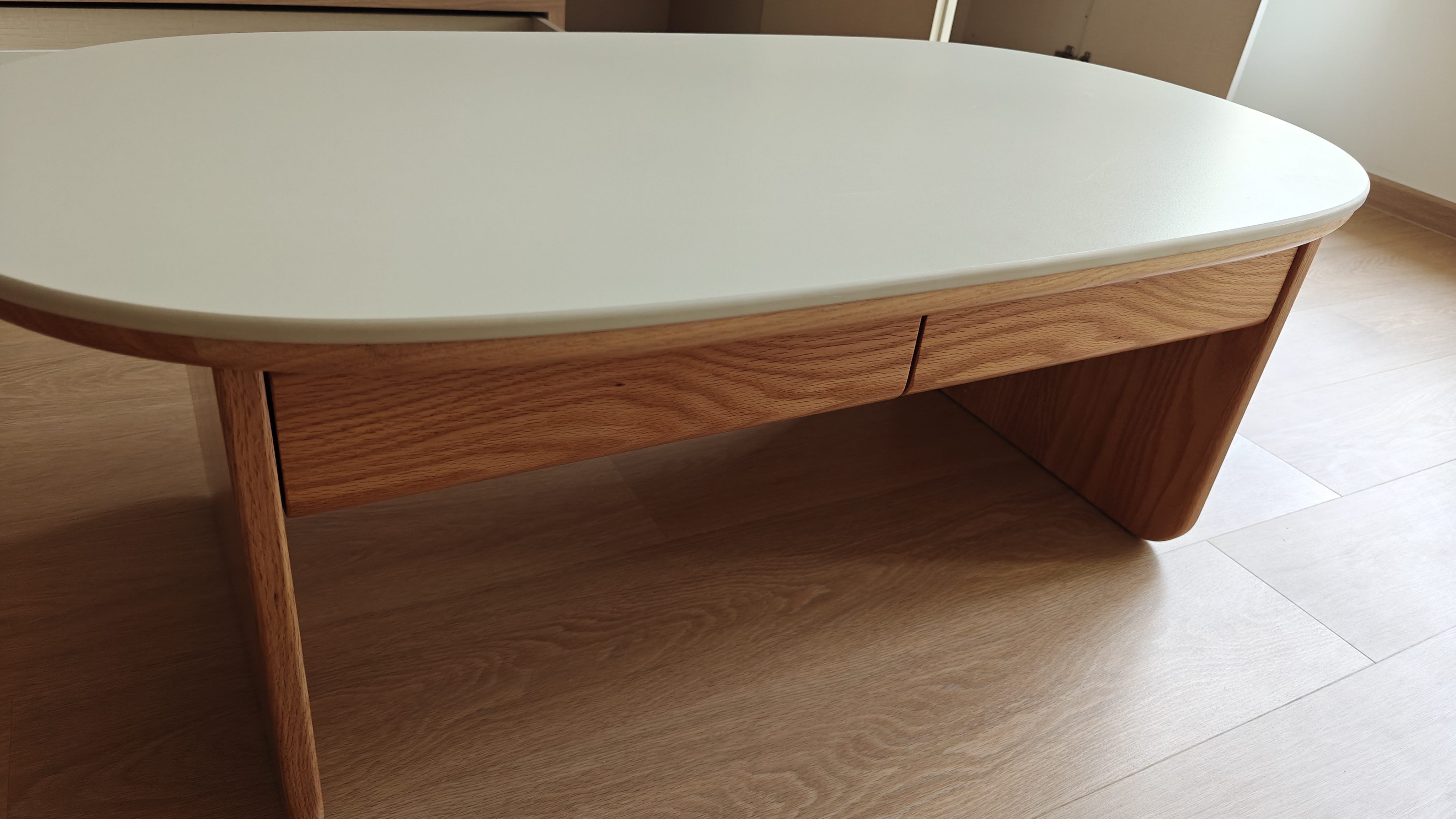 Amie Drawer Coffee Table 1.05m (Sintered Stone)