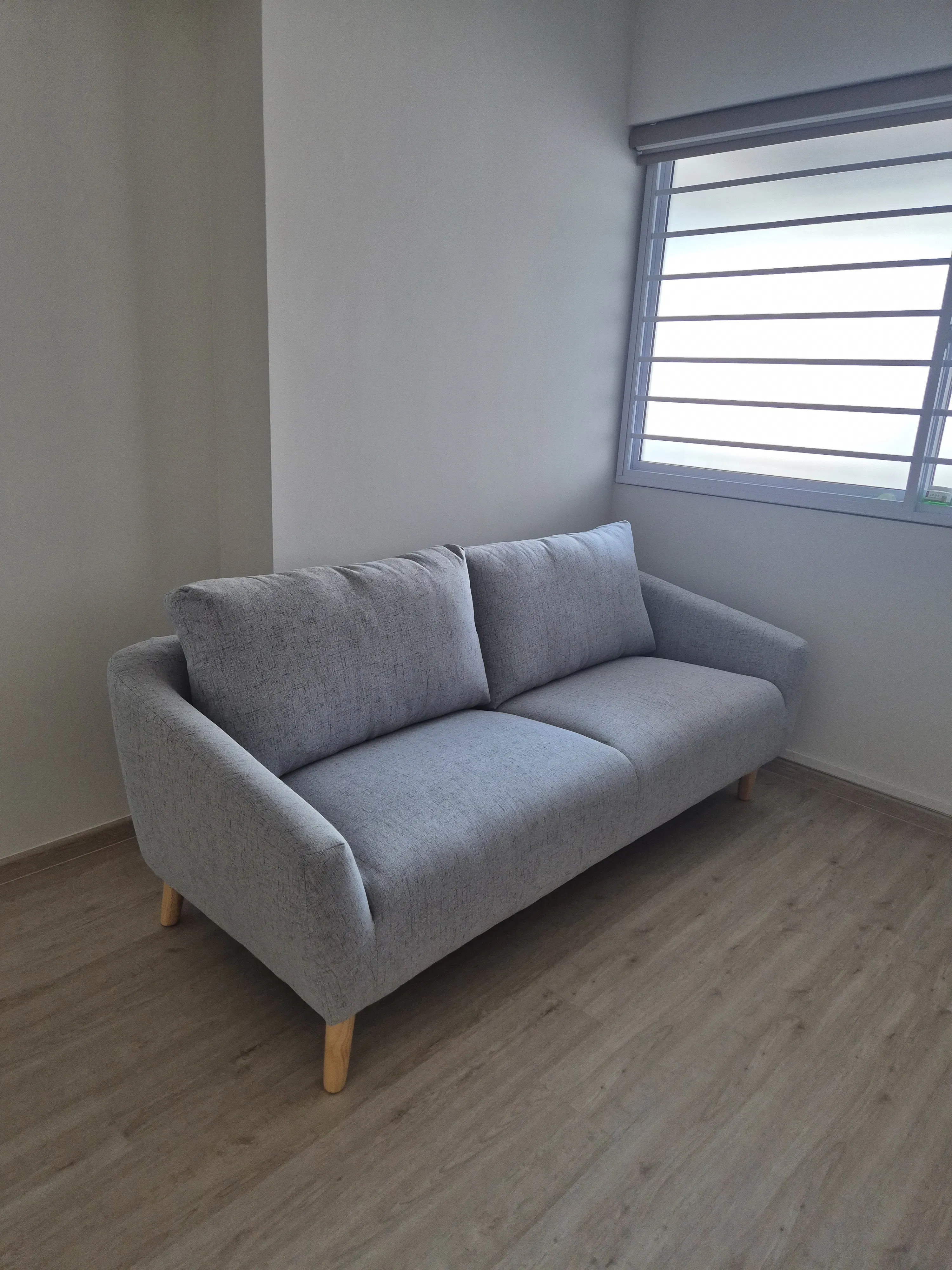Hana 3 Seater Sofa - Light Grey