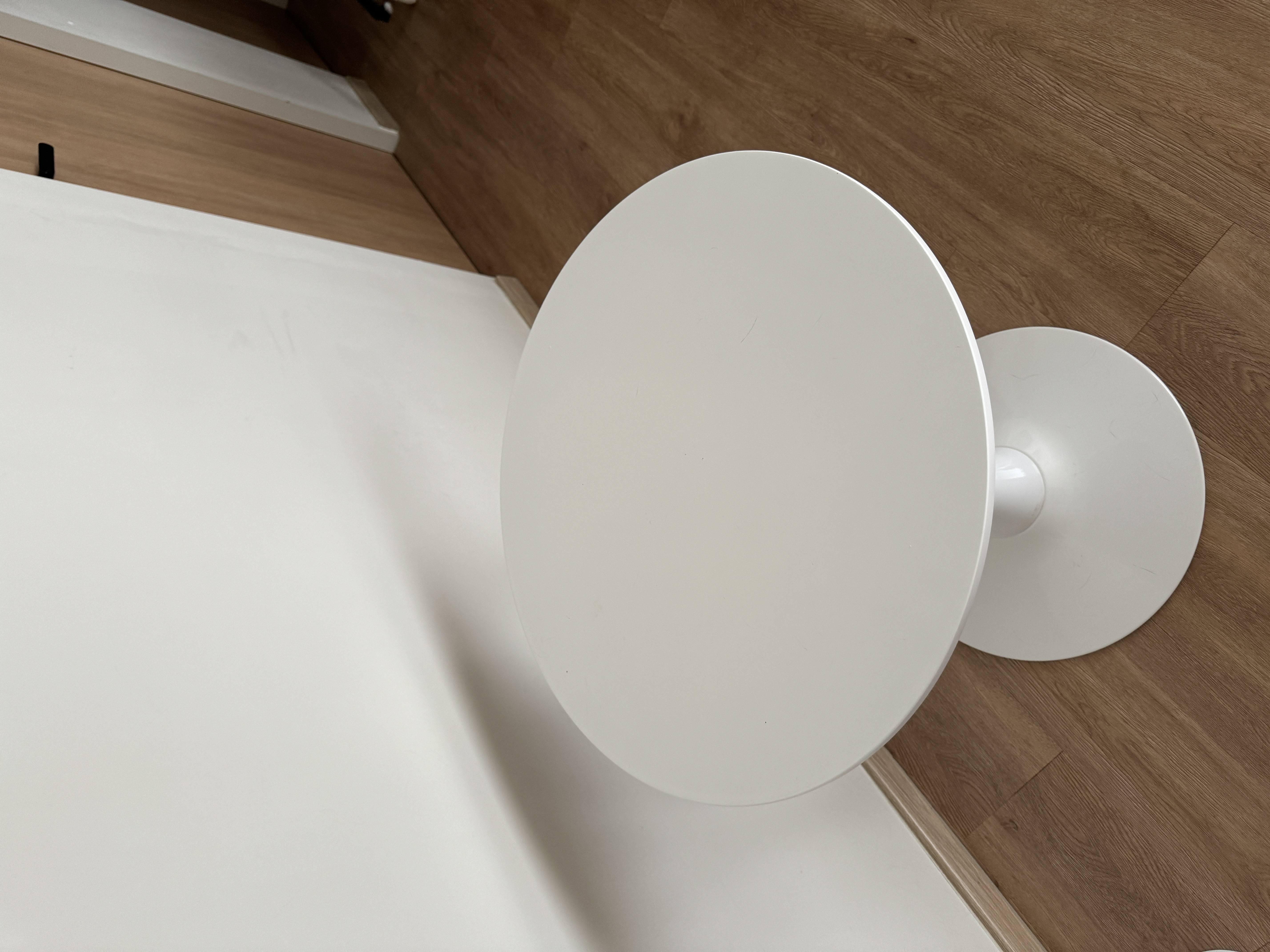 Carmen Round Dining Table 0.6m - White