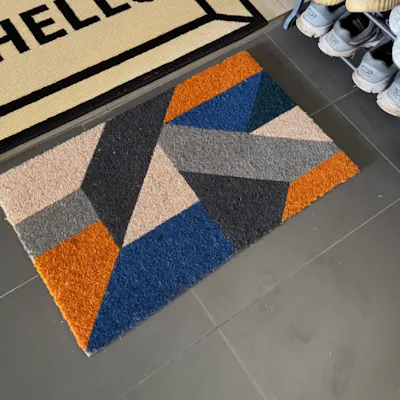 Customer home photo 2: adds a pop of color to the entry way area and love it!