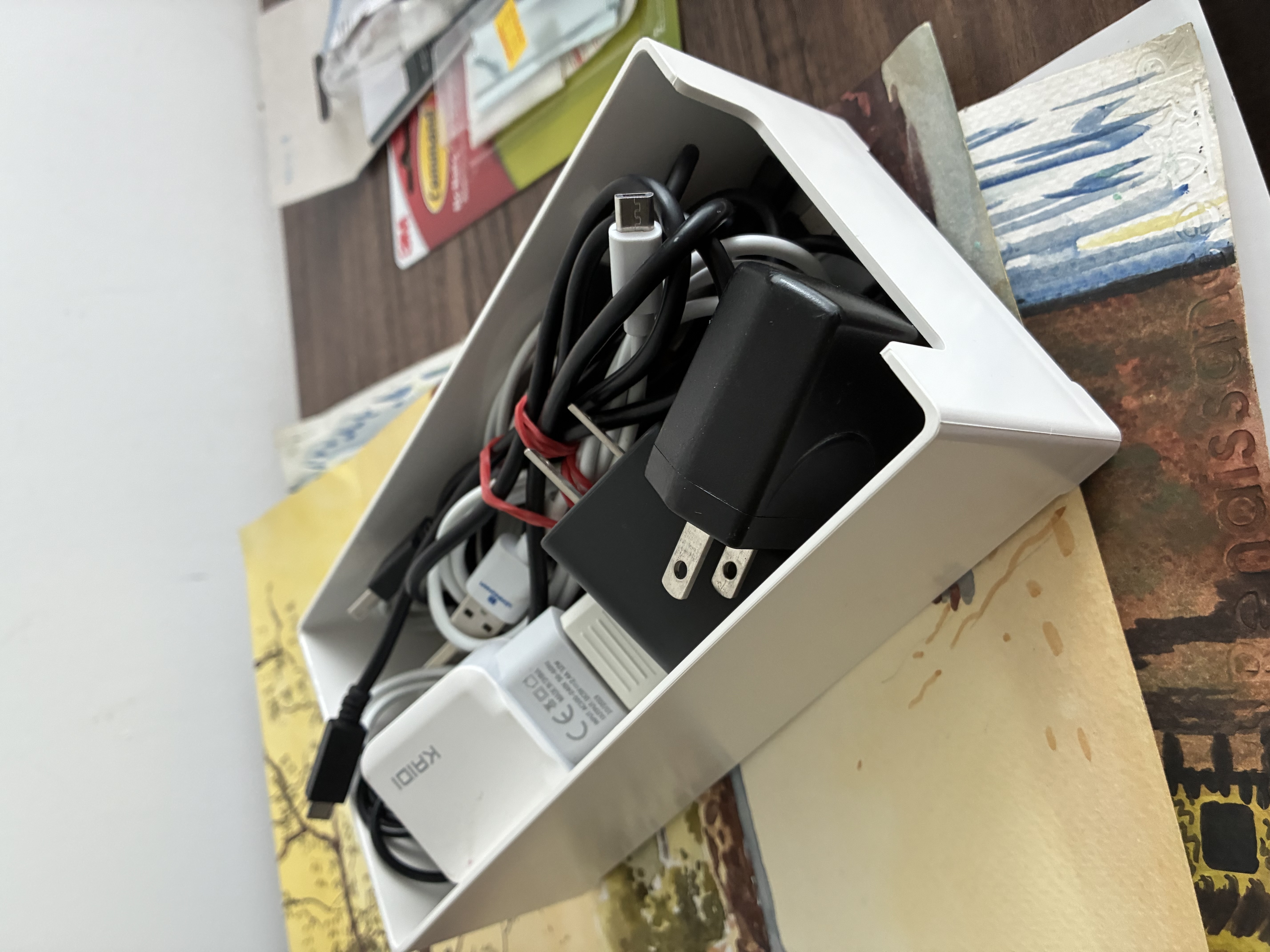 Customer home photo 22: Helpful for organizing makeup and charging cords, but fits easily in a drawer so works for anything