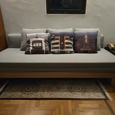 Customer home photo 4: Love the zen design of the sofa bed that fixed perfectly to my guestroom.. Big enough for 2 person to sleep on