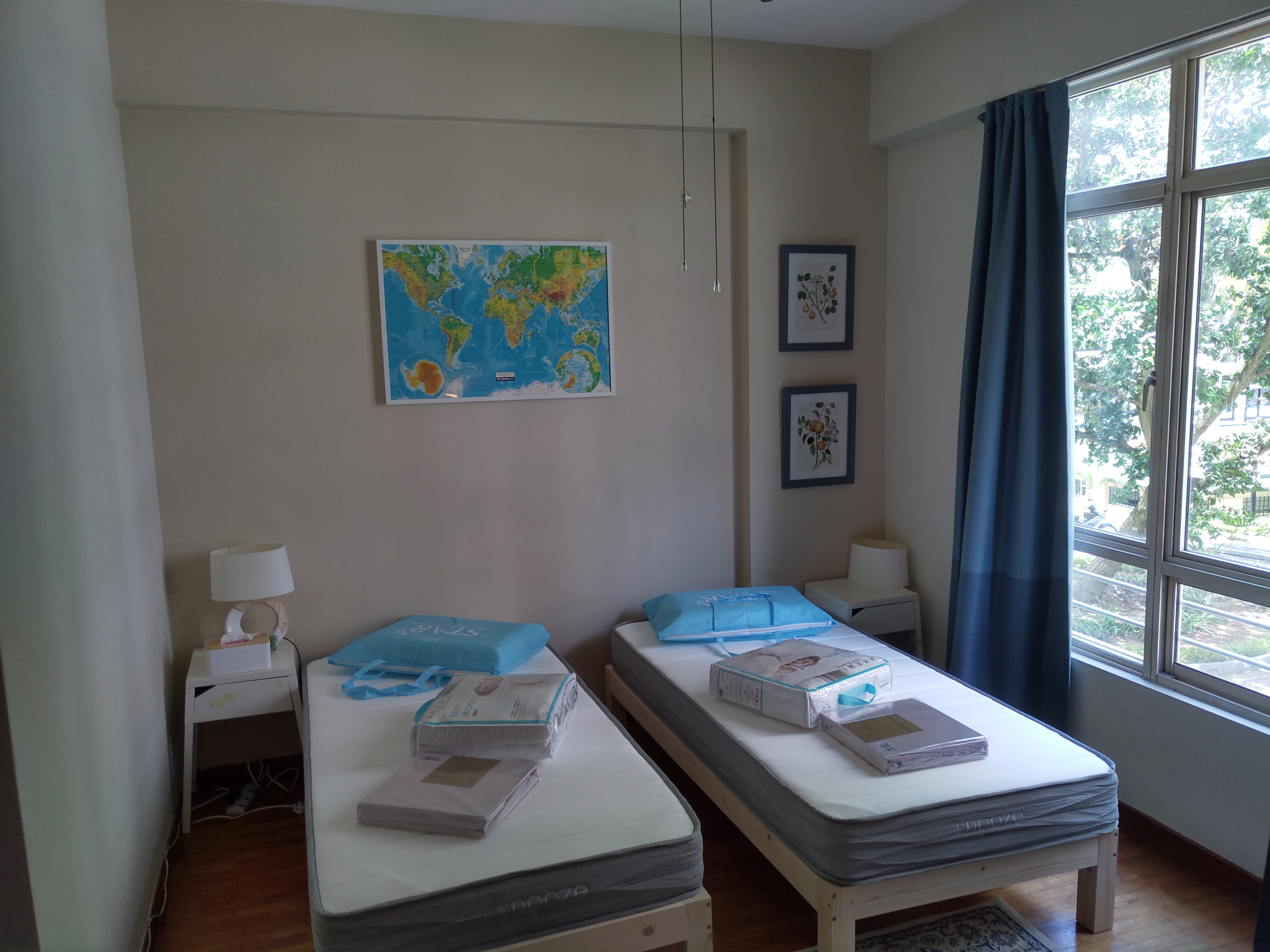 Customer home photo 14: nice bed frame. 
simplicity yet functional