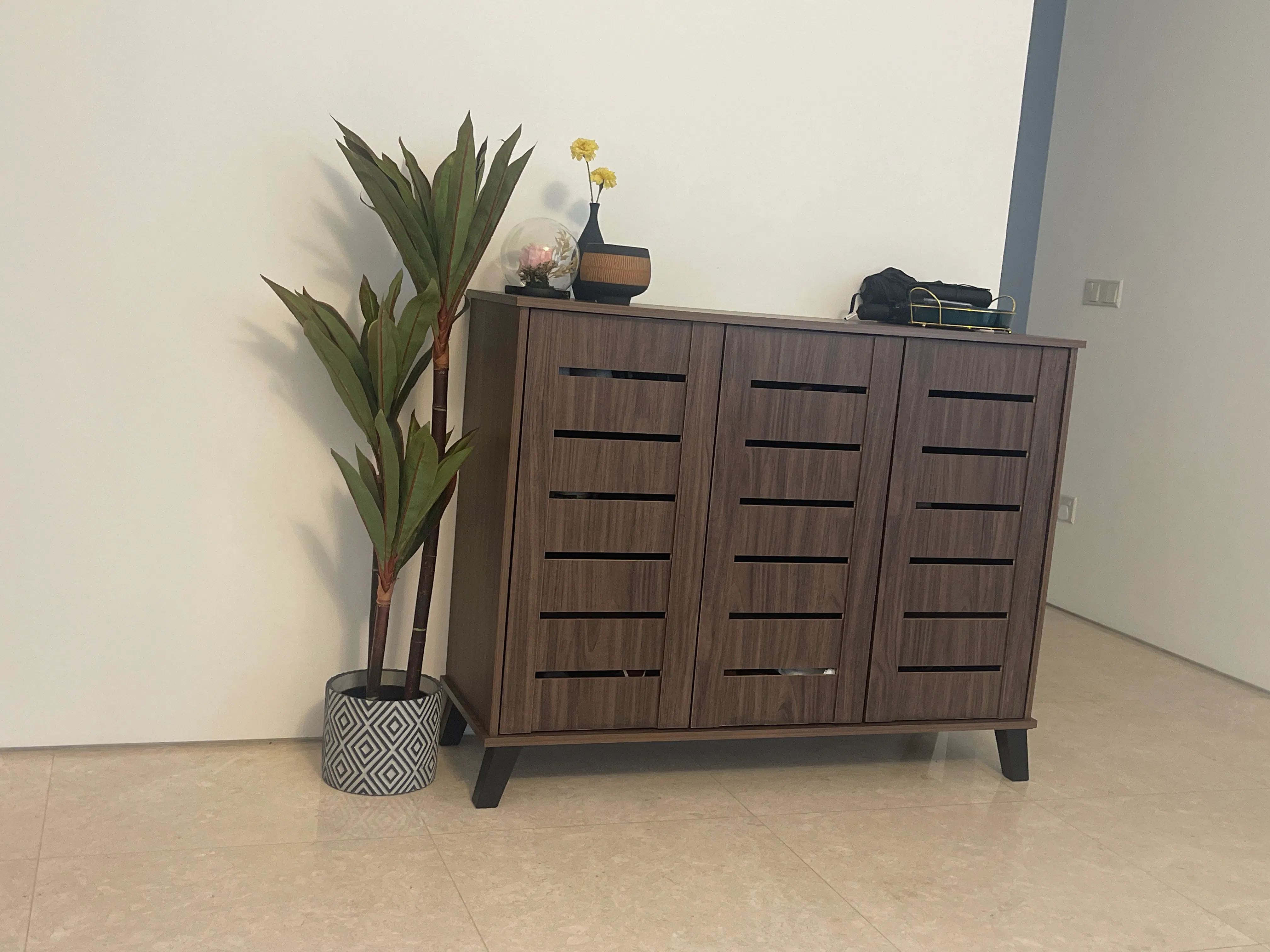 Customer home photo 7: Great little cabinet, shoes are well ventilated, lots of space