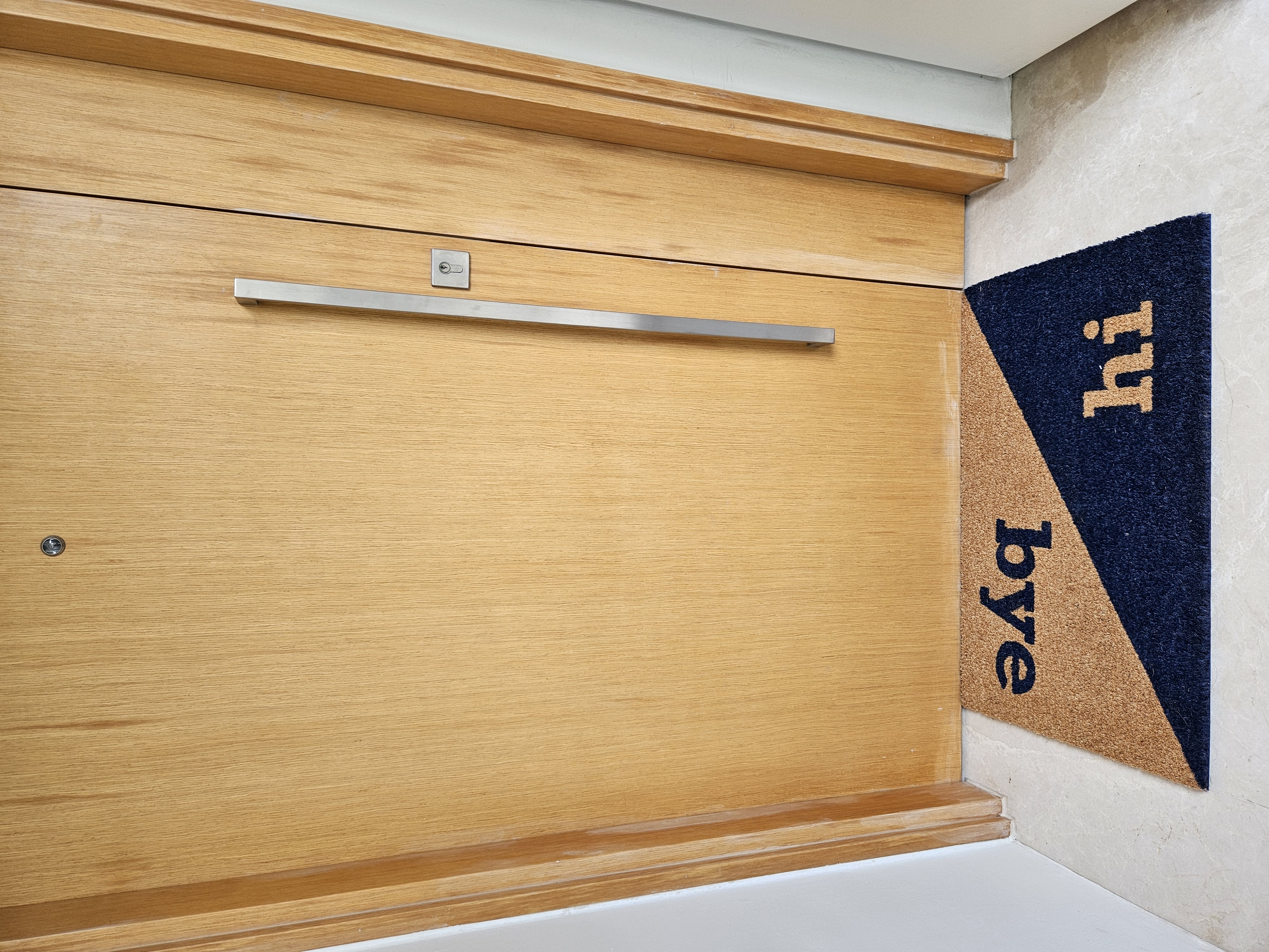 Customer home photo 2: Cute design, matching my door. Lovely for a door mat