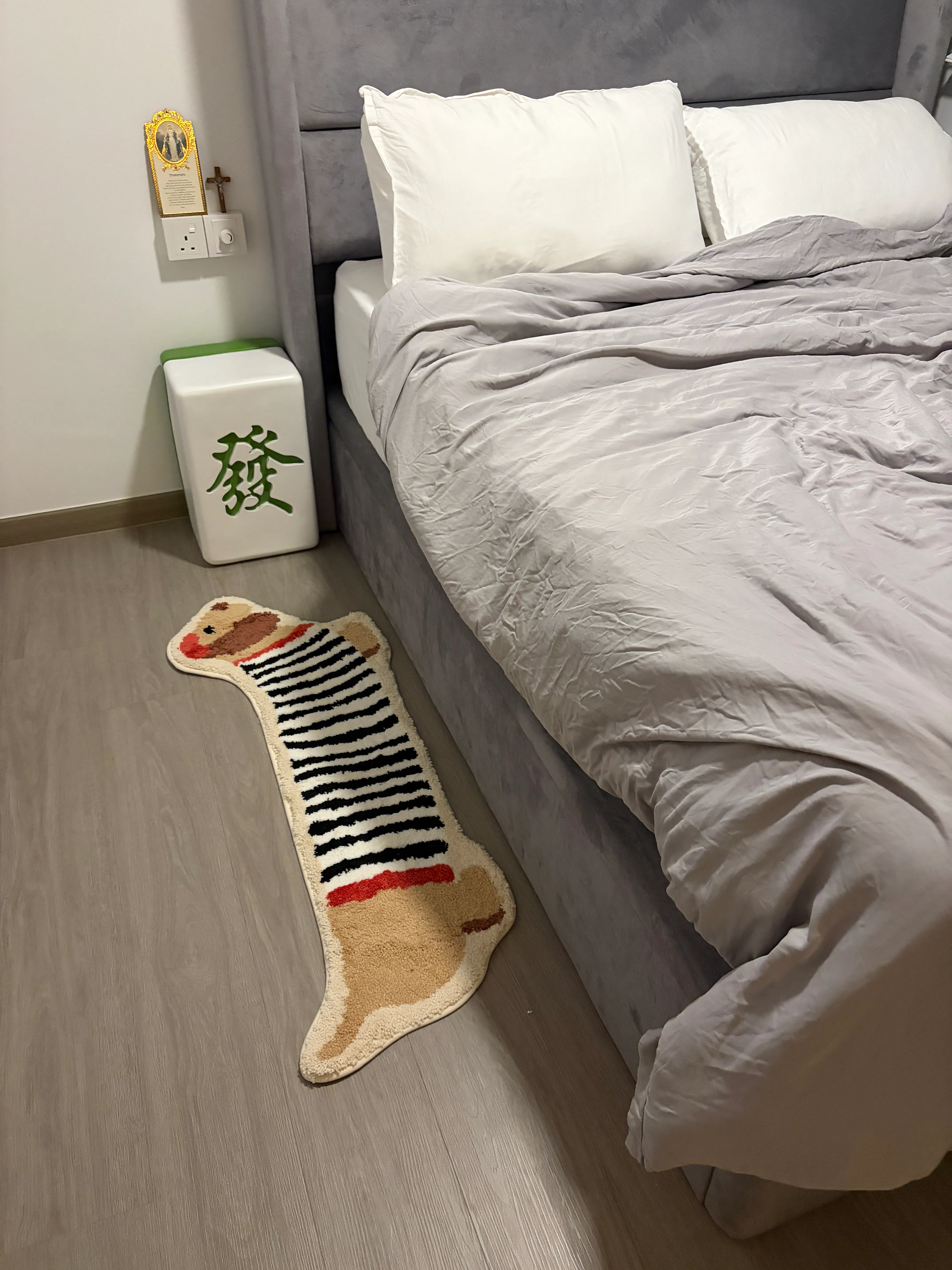 Customer home photo 1: This dog runner is so cute! Brightens up my room.