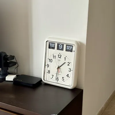 Customer home photo 2: Wonderful. Gives a retro feeling to the house! Very easy to read the time and date too.