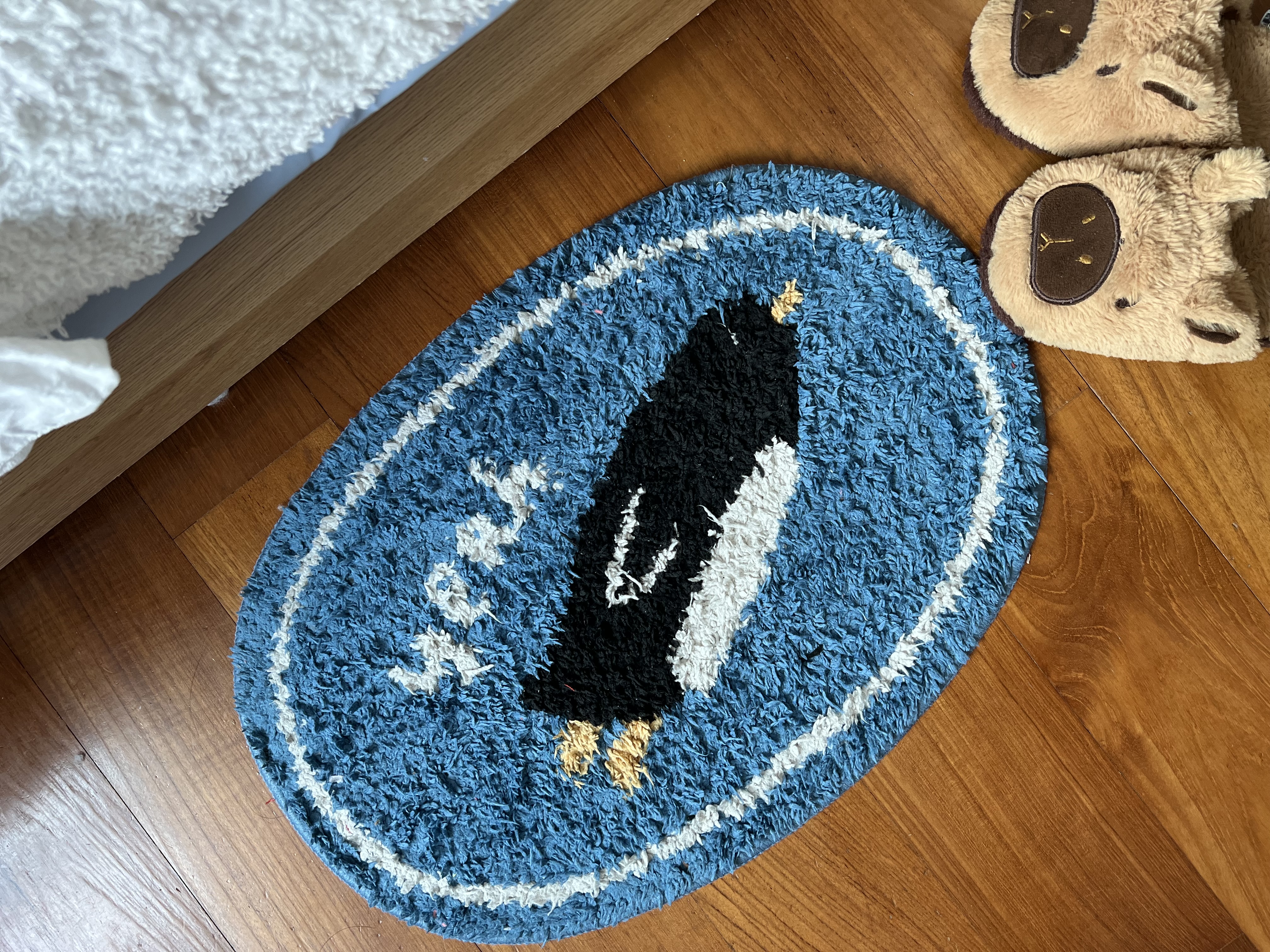 Customer home photo 1: Love this mat! It stays in place and doesn’t move easily. The rubber grip underneath works really well.
