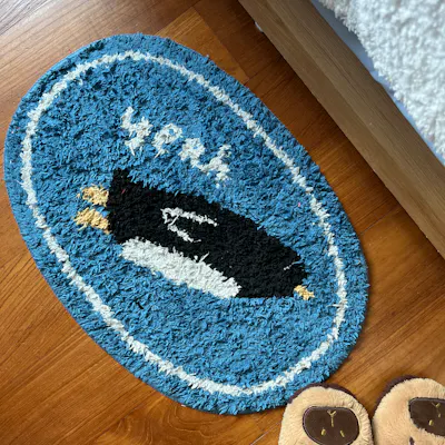 Customer home photo 1: Love this mat! It stays in place and doesn’t move easily. The rubber grip underneath works really well.