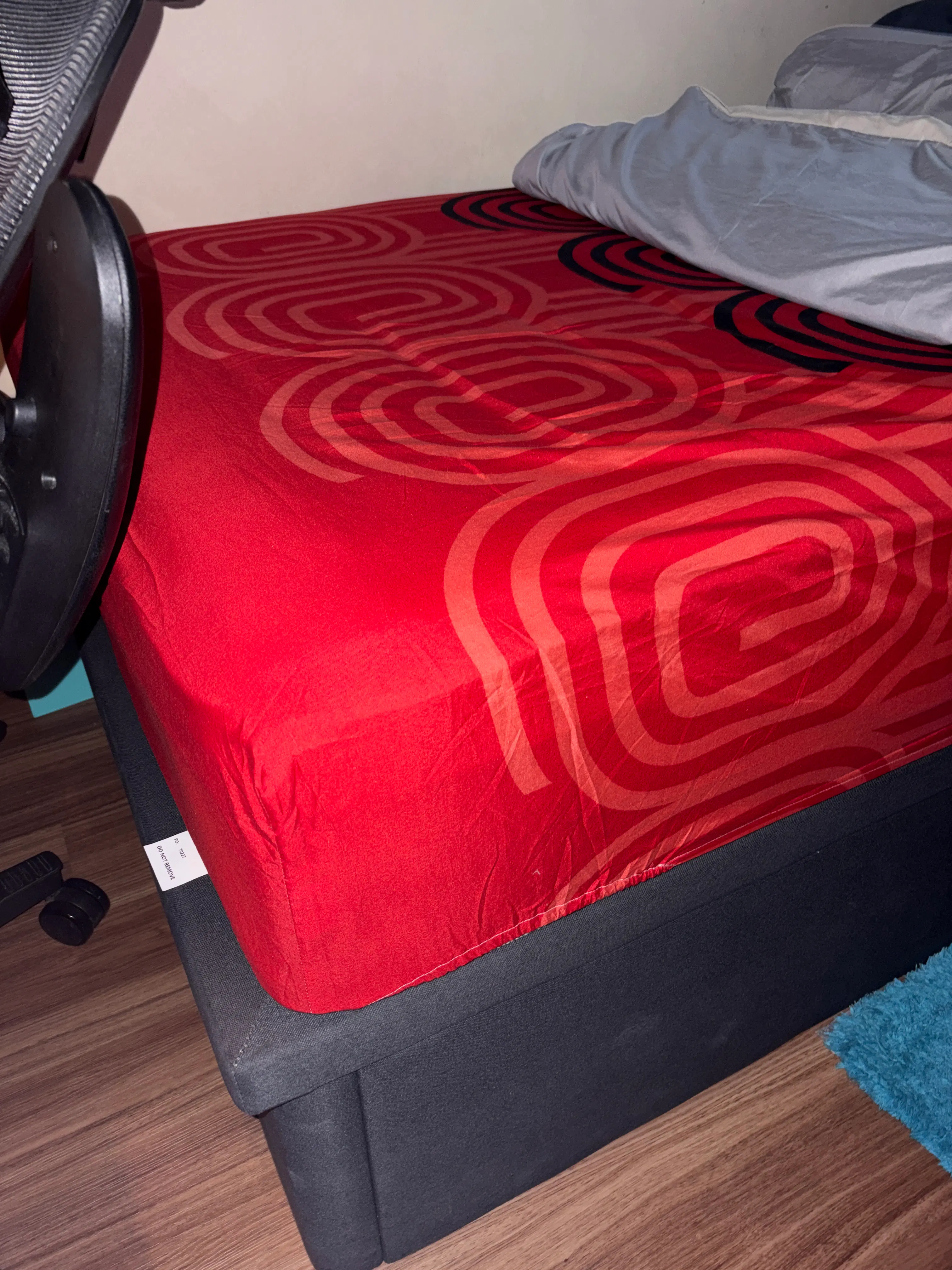 Customer home photo 1: Delivery and set up was a breeze, especially love the 100 days sleep test that allows me to try out the mattress and change if it’s not to me liking.