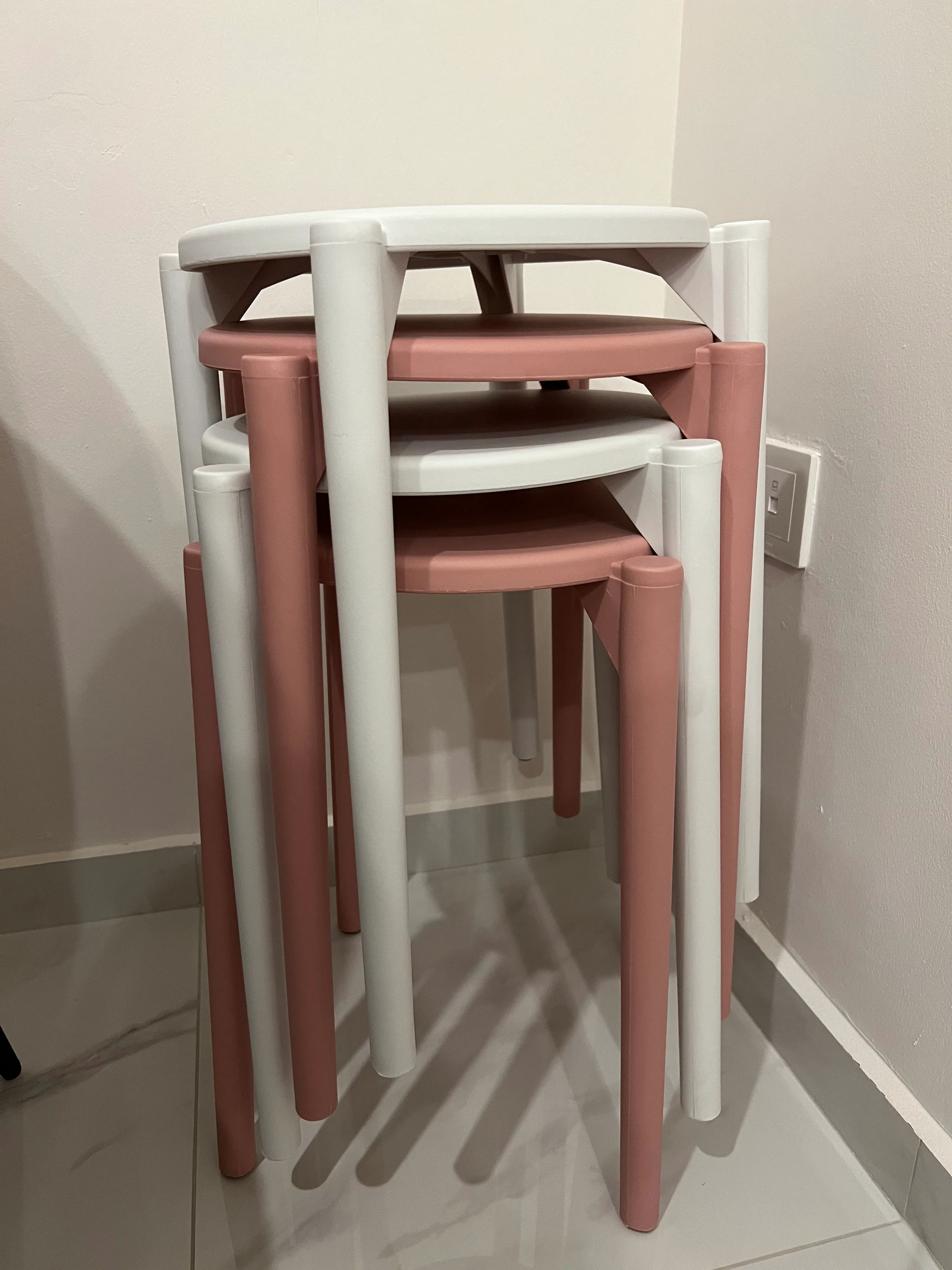 Customer home photo 5: great for saving space, light and easy to carry around! comes in many colours too!