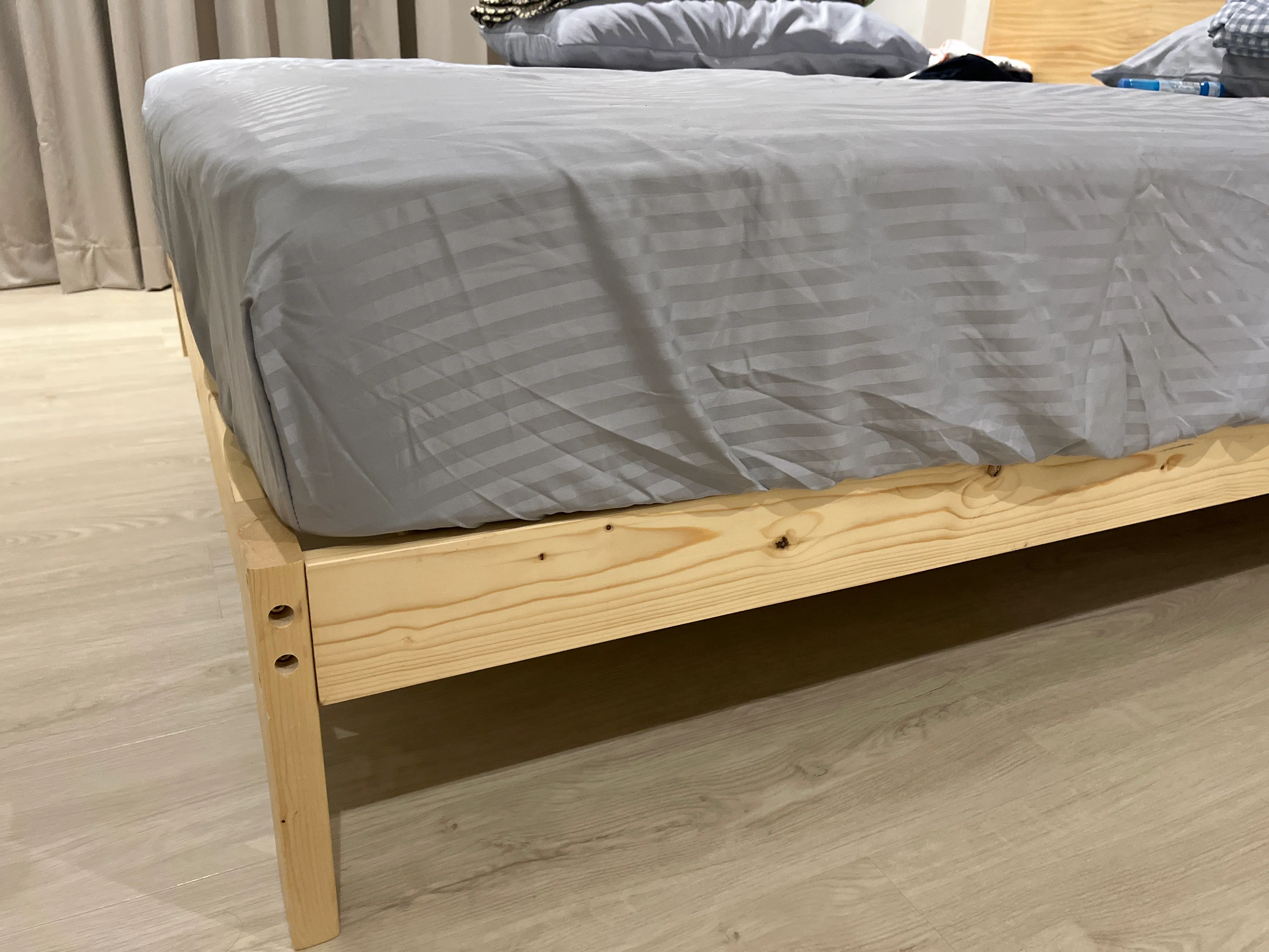Customer home photo 18: The bed is firm and nice, but a bit heavy to lift up.