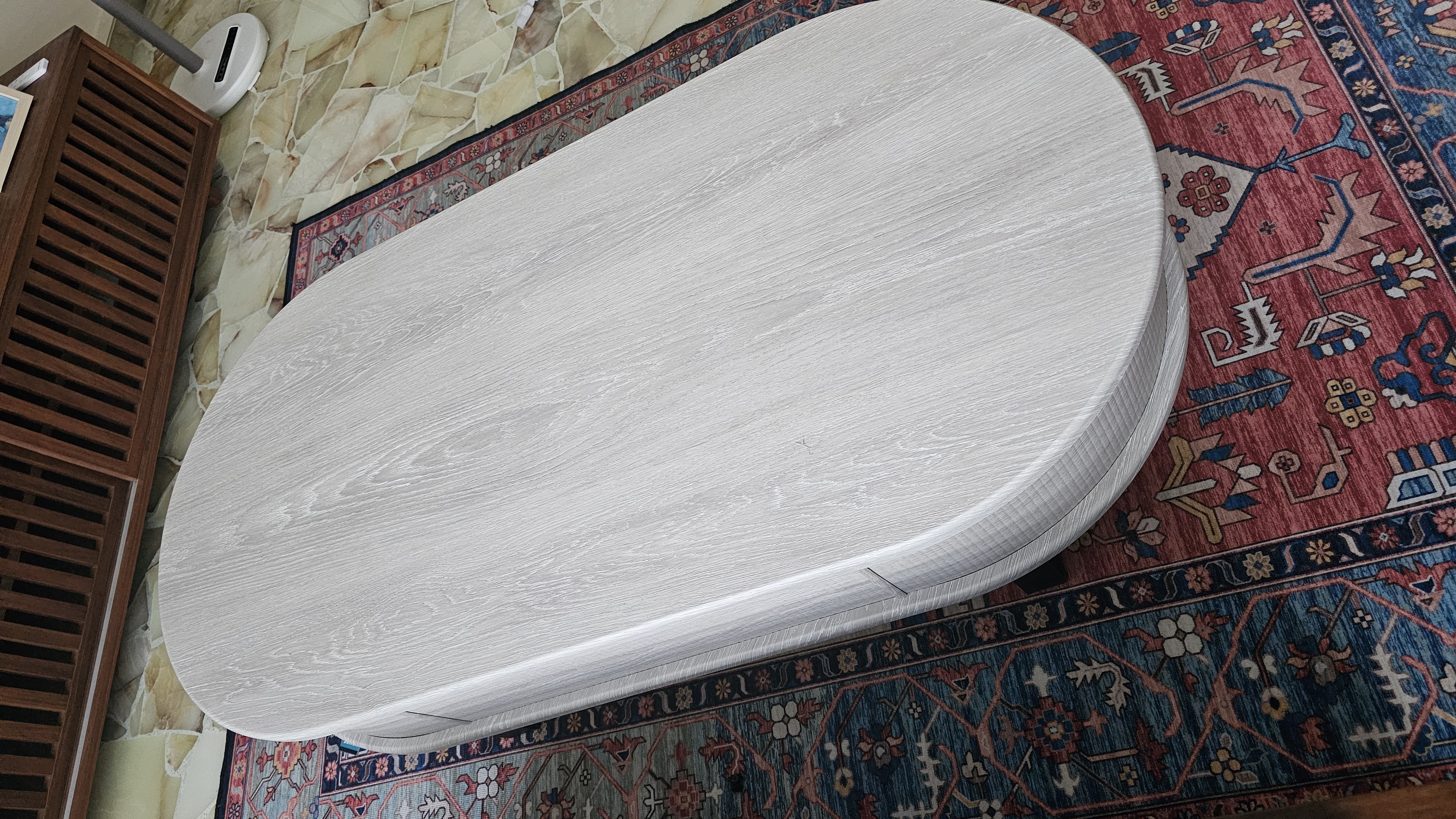Customer home photo 25: Coffee table color is nice and sturdy.