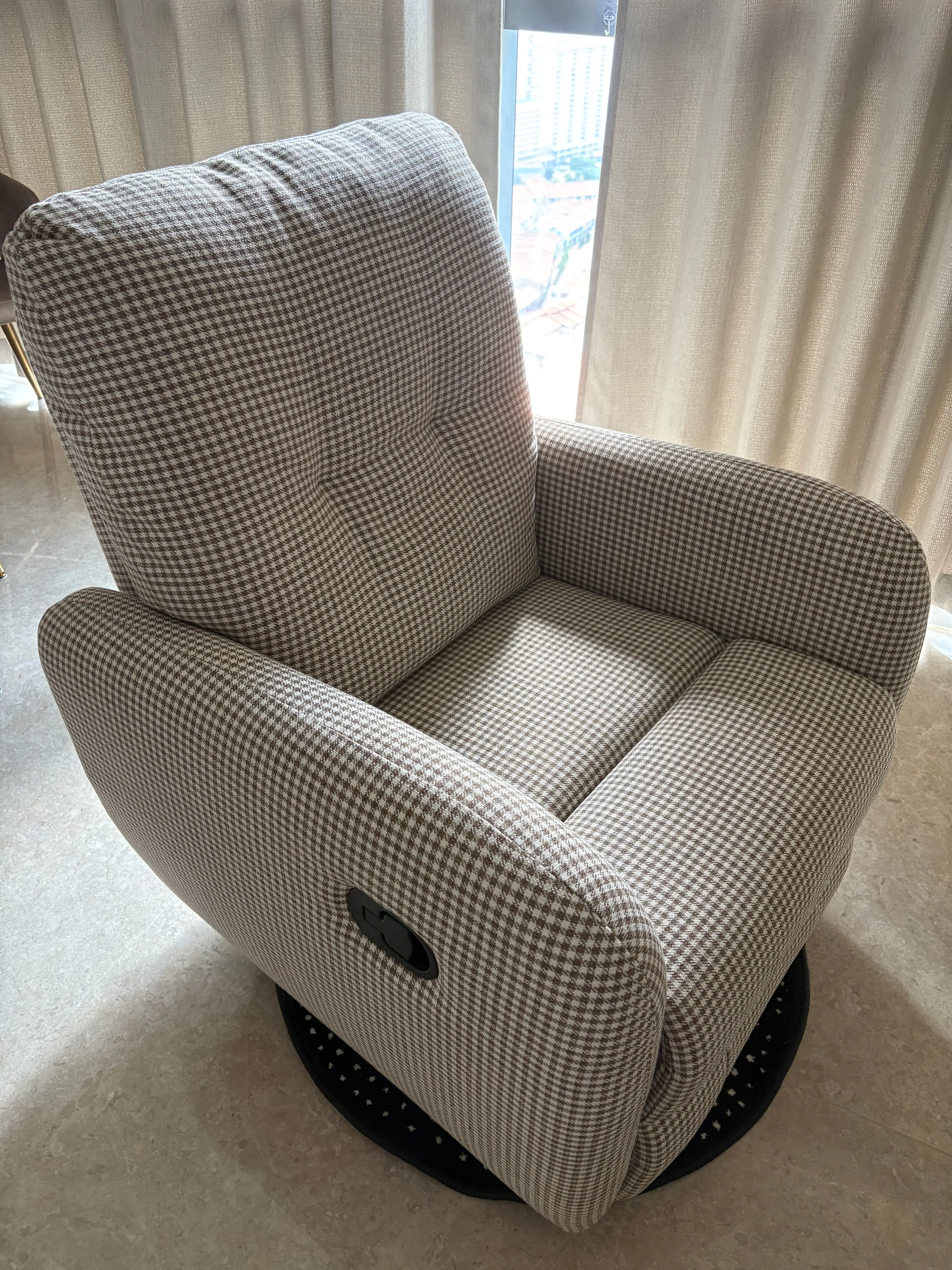 Customer home photo 1: The chair is very comfortable, soft but surprisingly supportive! Worth the price and excellent service from Hipvan