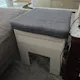 Venda Storage Stool - Ivory