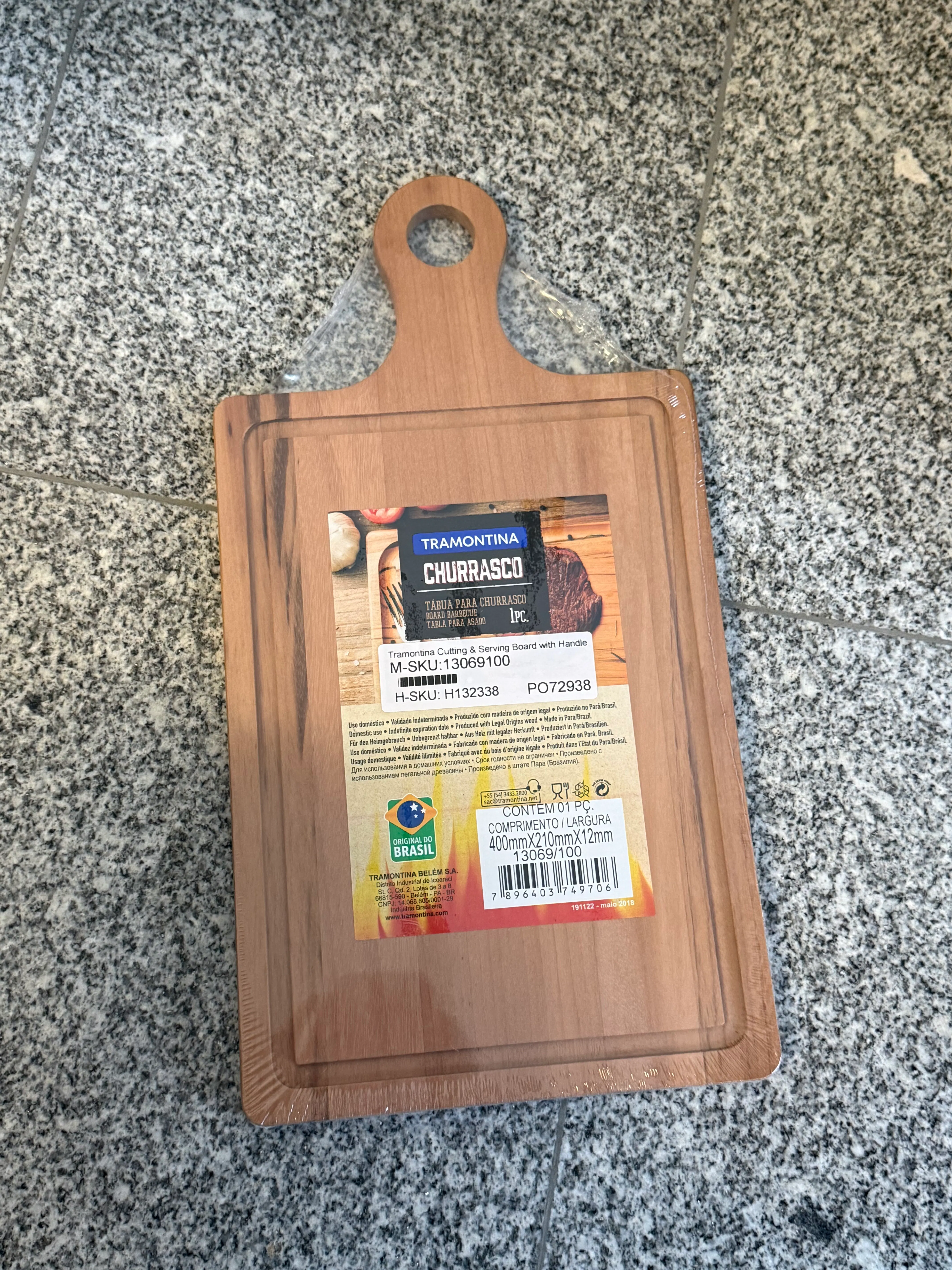 Customer home photo 2: Really love this board! I could use it for serving as well as for cutting. Great double use.