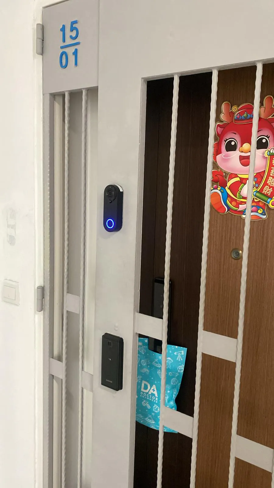 Customer home photo 3: It come with rfid, finger print, remote 1 charge can use for around 6 months