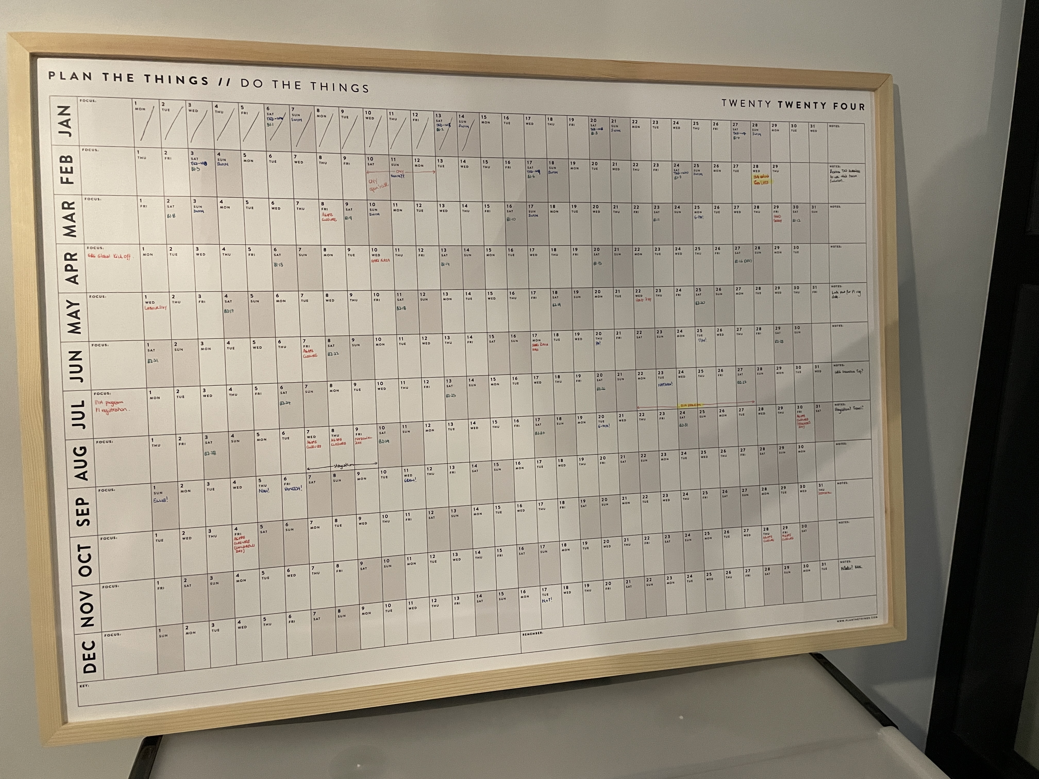 Customer home photo 8: Used this without the glass to hang out annual calendar.