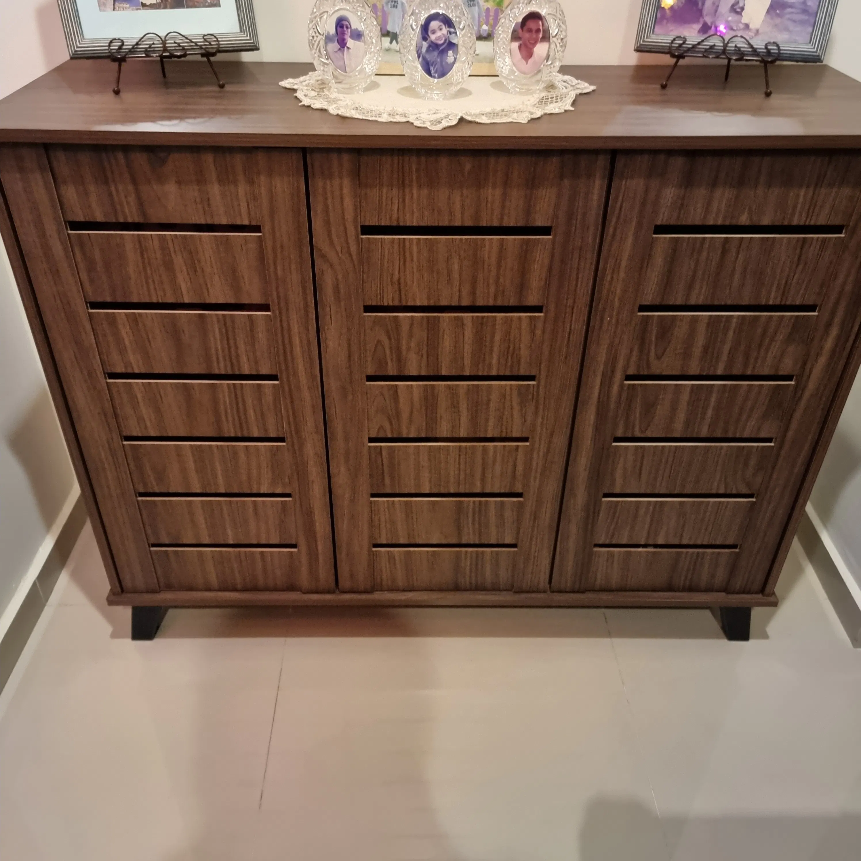 Issoria 3 Door Shoe Cabinet