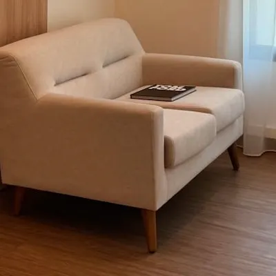 Customer home photo 1: The sofa is very comfy and nice. Highly recommended.