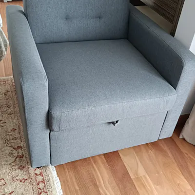 Customer home photo 3: comfortable sofa and easy to turn into a bed:)
Thank you very much Karen for helping me to get the sofa bed delivered the day after I ordered so my guest can have a bed to sleep on :)