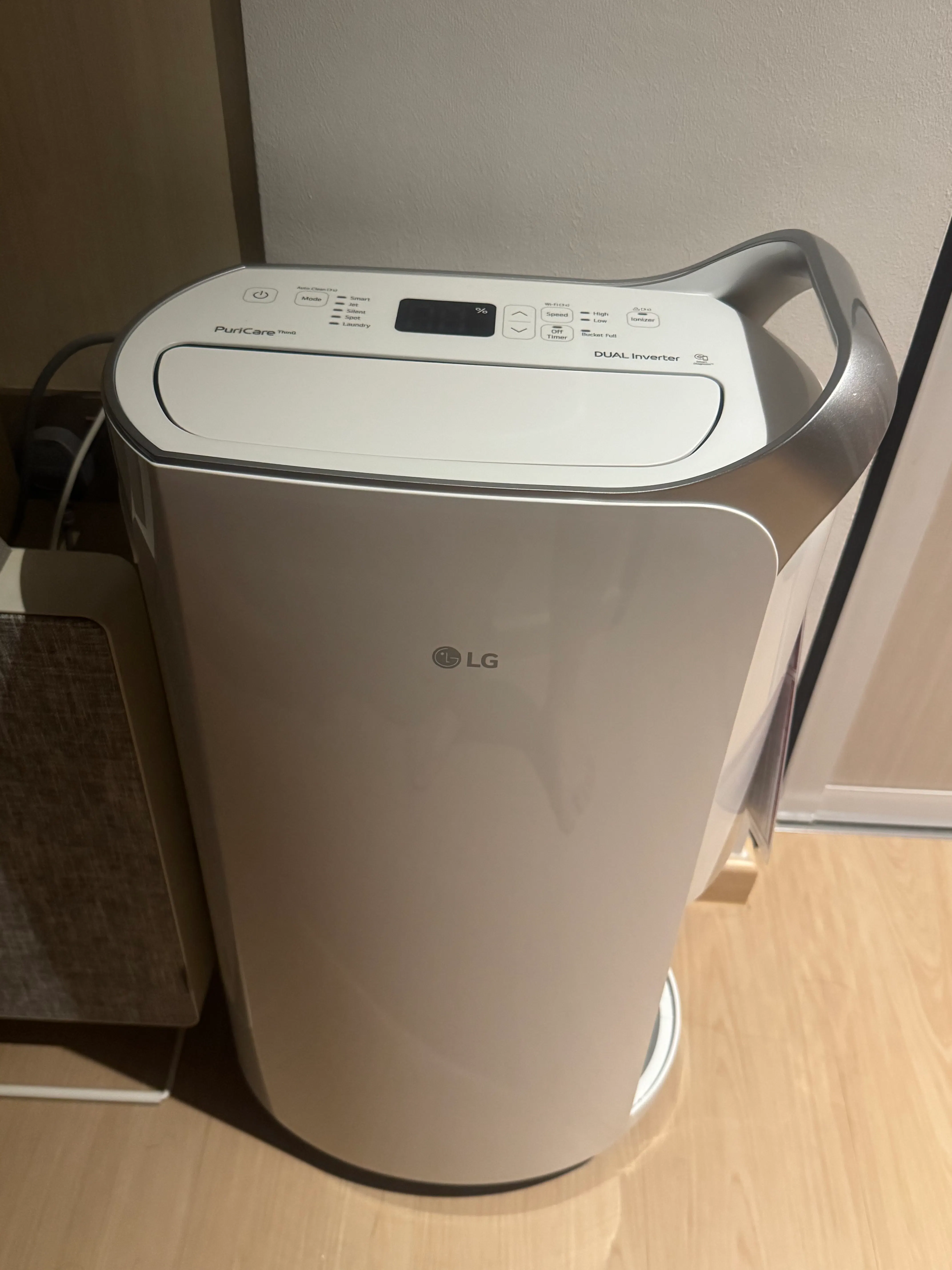 Customer home photo 1: Very effective, half a day of using results in a full tank of water collected. Love the castor wheels that makes it easy to move around.