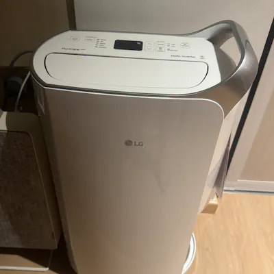 Customer home photo 1: Very effective, half a day of using results in a full tank of water collected. Love the castor wheels that makes it easy to move around.