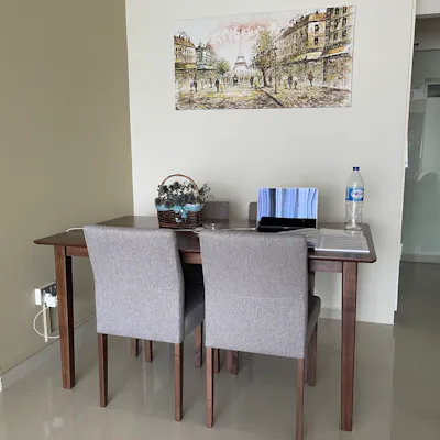 Customer home photo 4: A perfect match to the koa dining table giving that complete touch in the dining space.