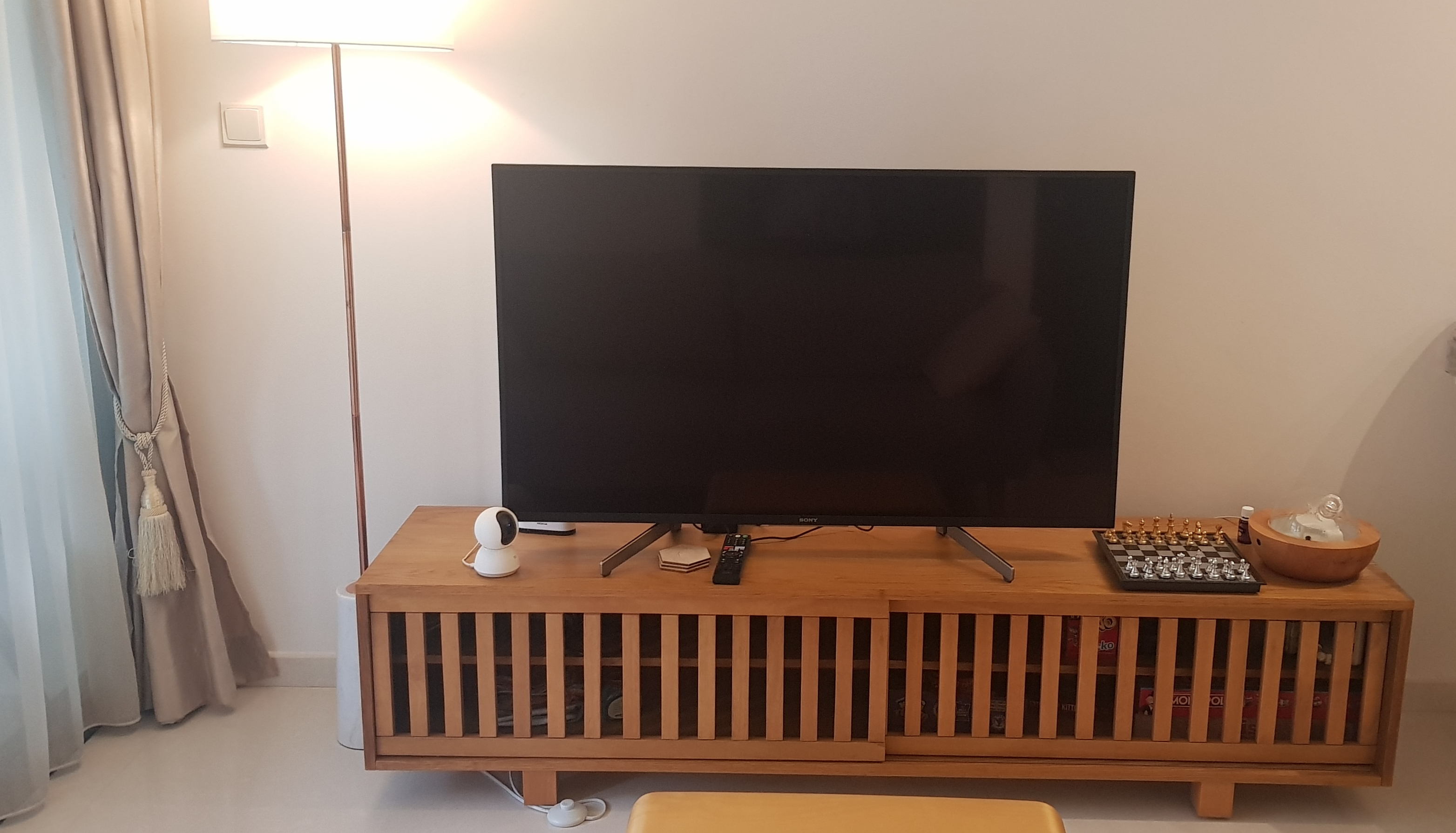 Customer home photo 14: I love how the TV console fits my home and my style, completely!