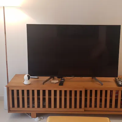 Customer home photo 14: I love how the TV console fits my home and my style, completely!