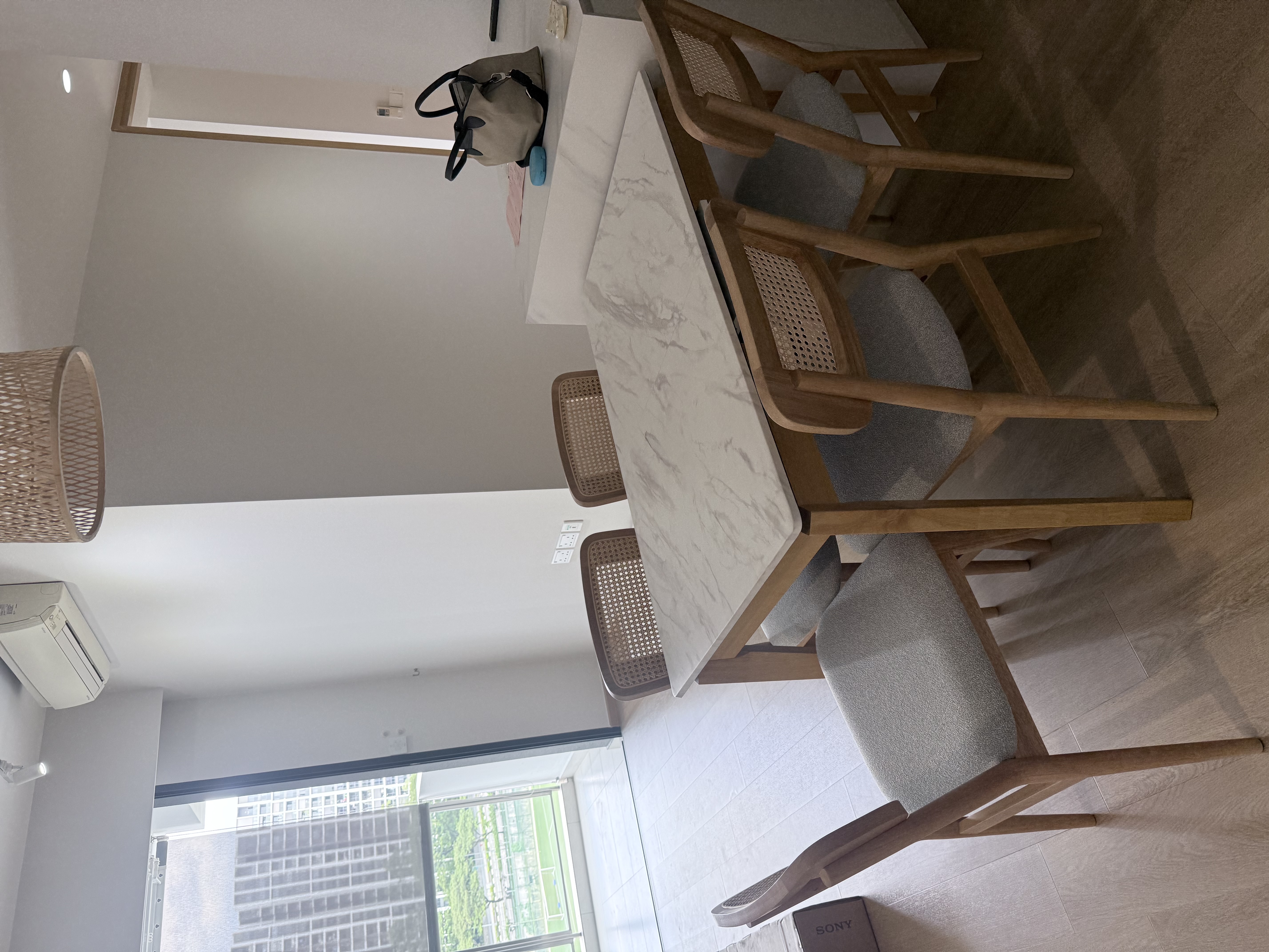 Customer home photo 1: Good quality dining table with 2 lengths.