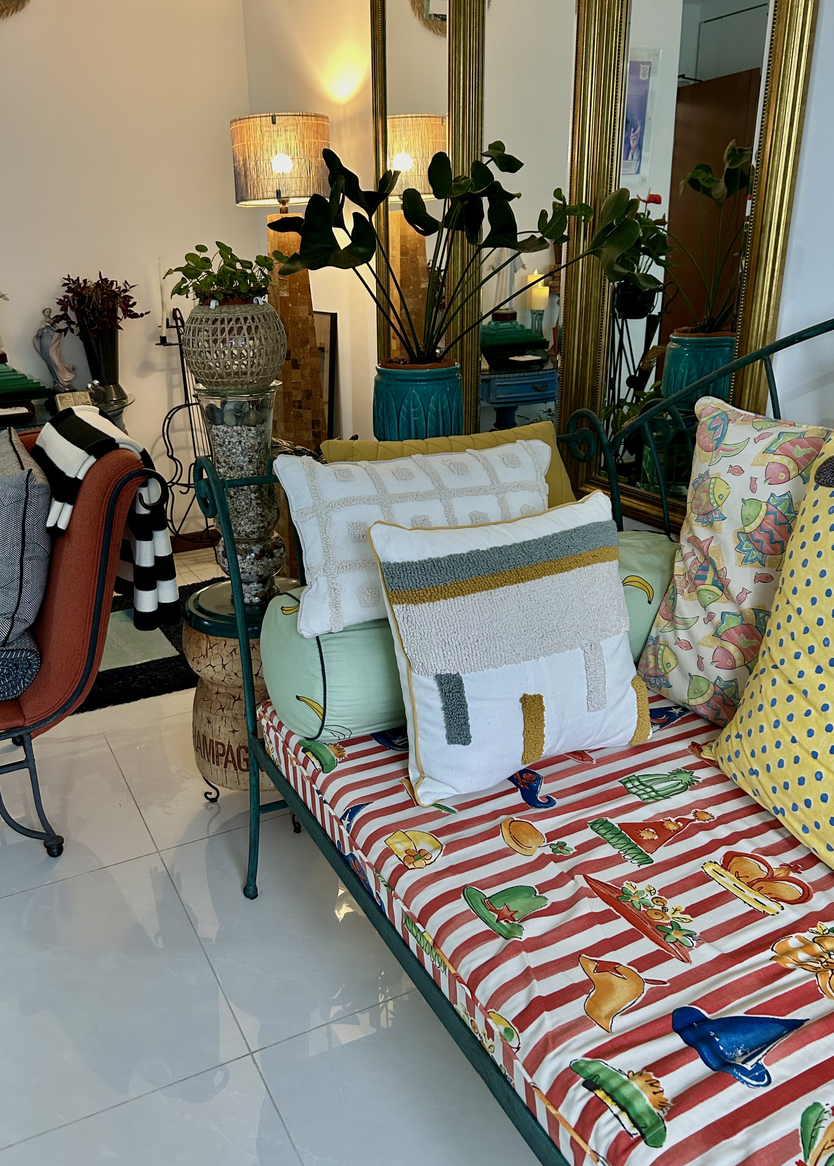 Customer home photo 1: it’s comfy & a great added combo on my sofa-cum-bed