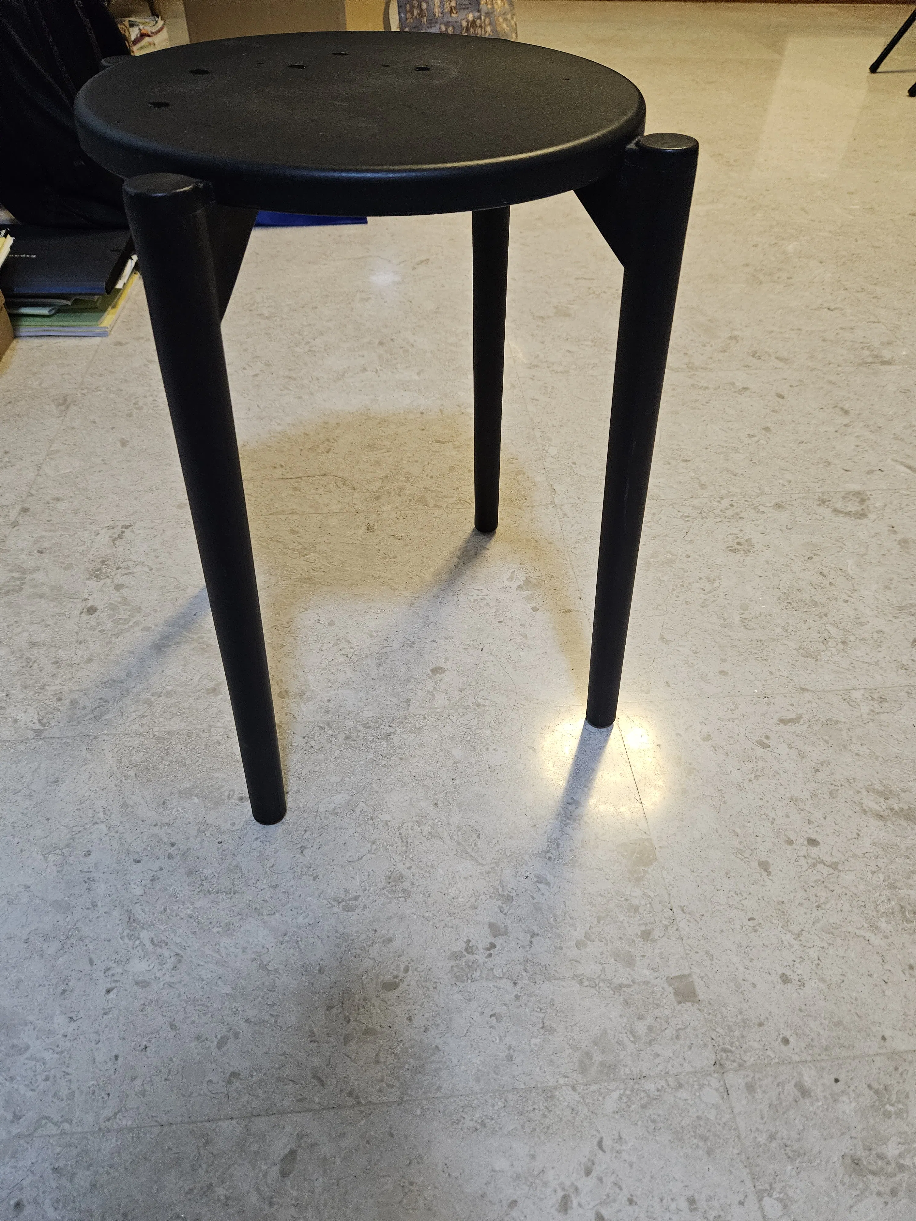 Customer home photo 6: Simple but sturdy Stools. Good buy.