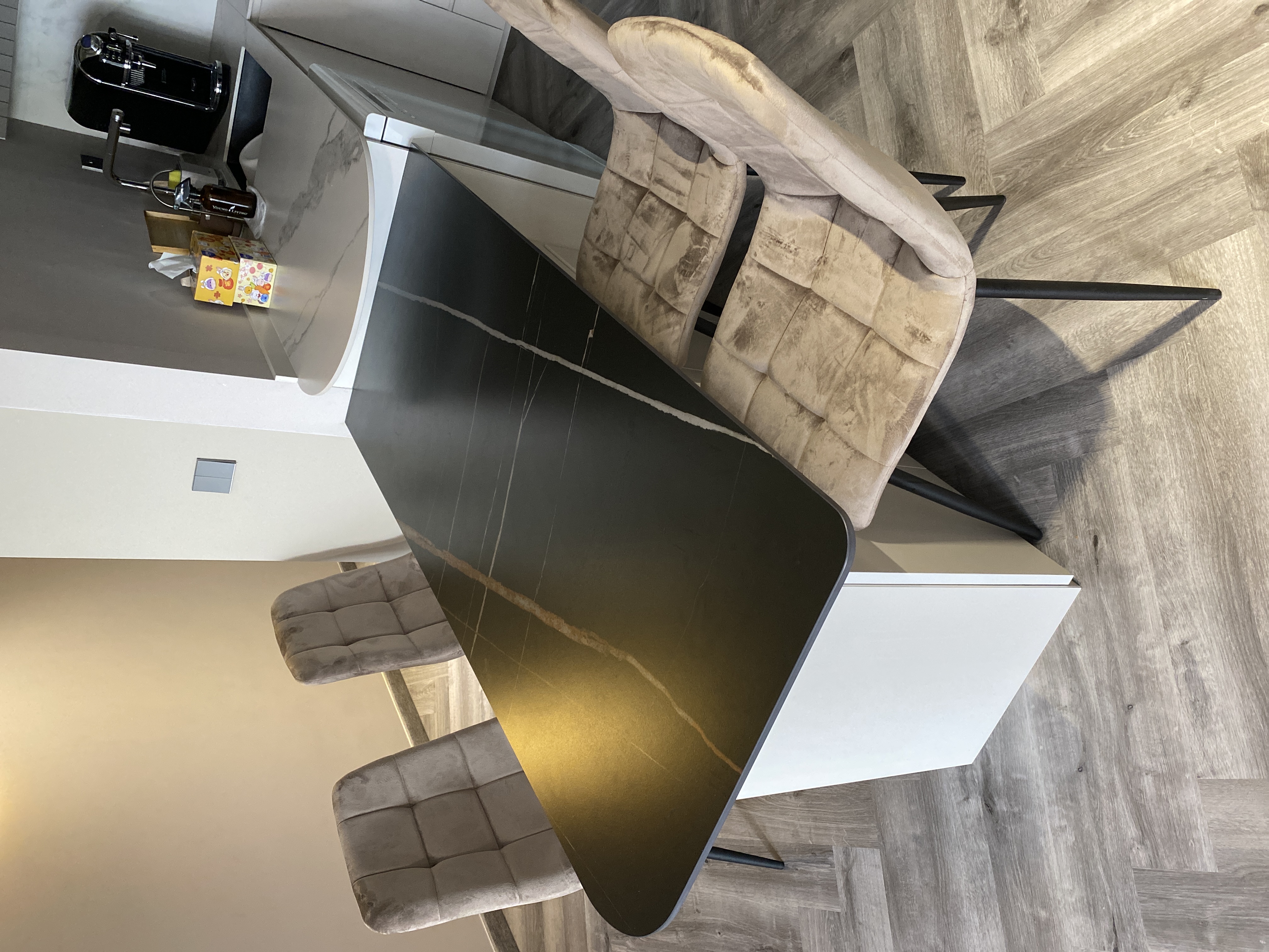 Customer home photo 1: Perfect dining for 4, comfy too!