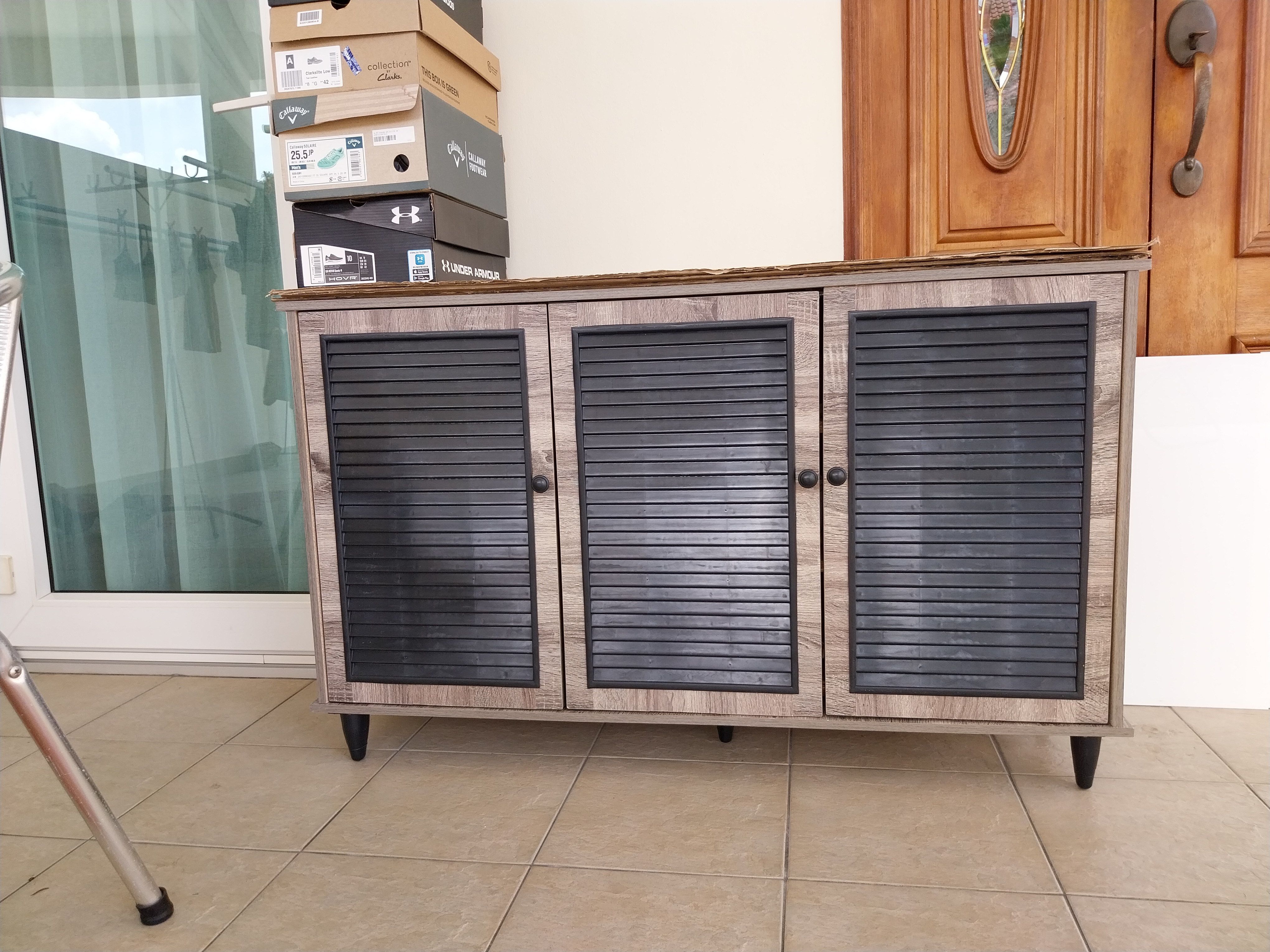 Customer home photo 1: Good for outdoor use with well lifted supports.