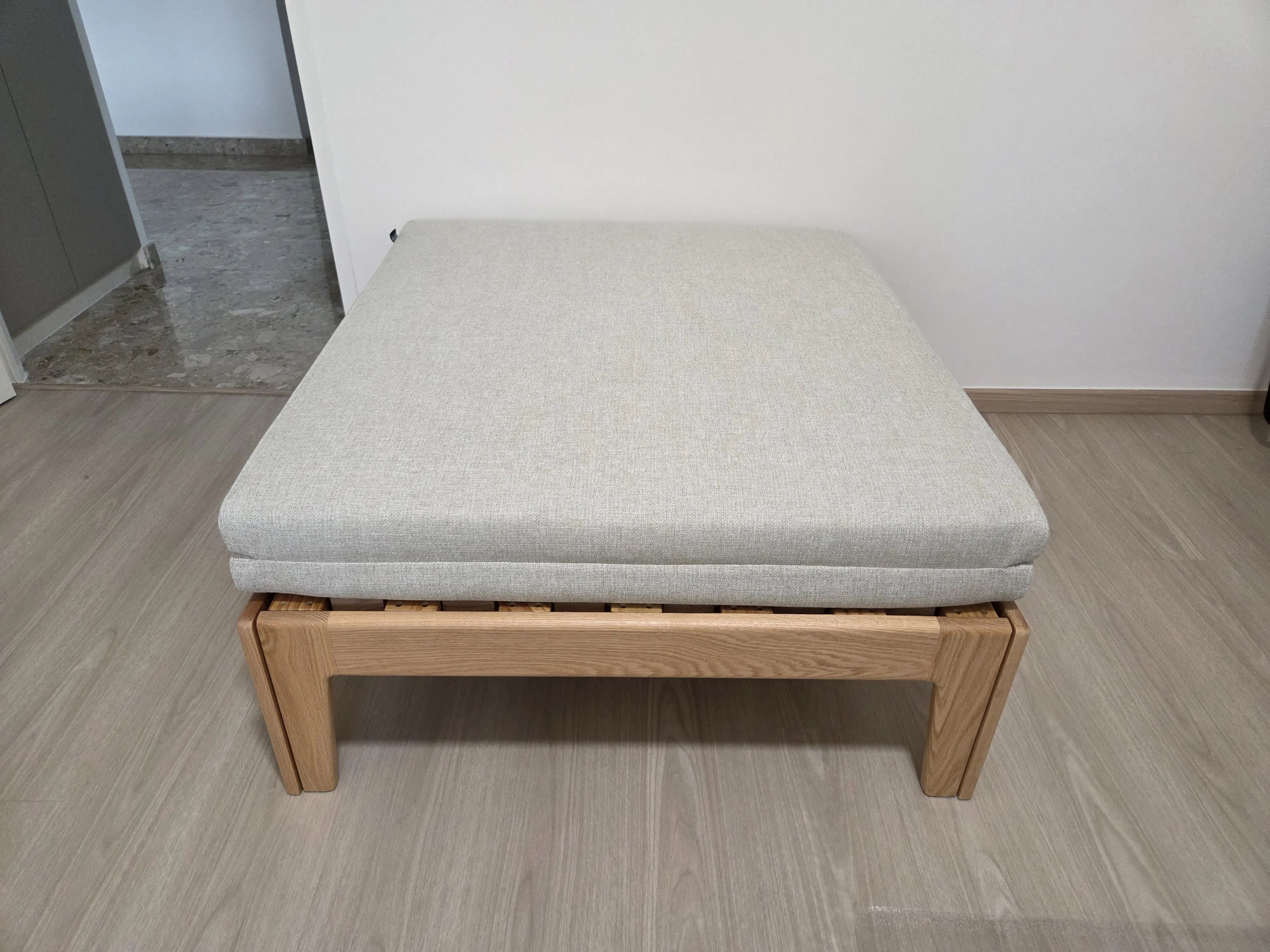 Customer home photo 1: The quality is good, the sofa bed is sturdy and suitable for small spaces.