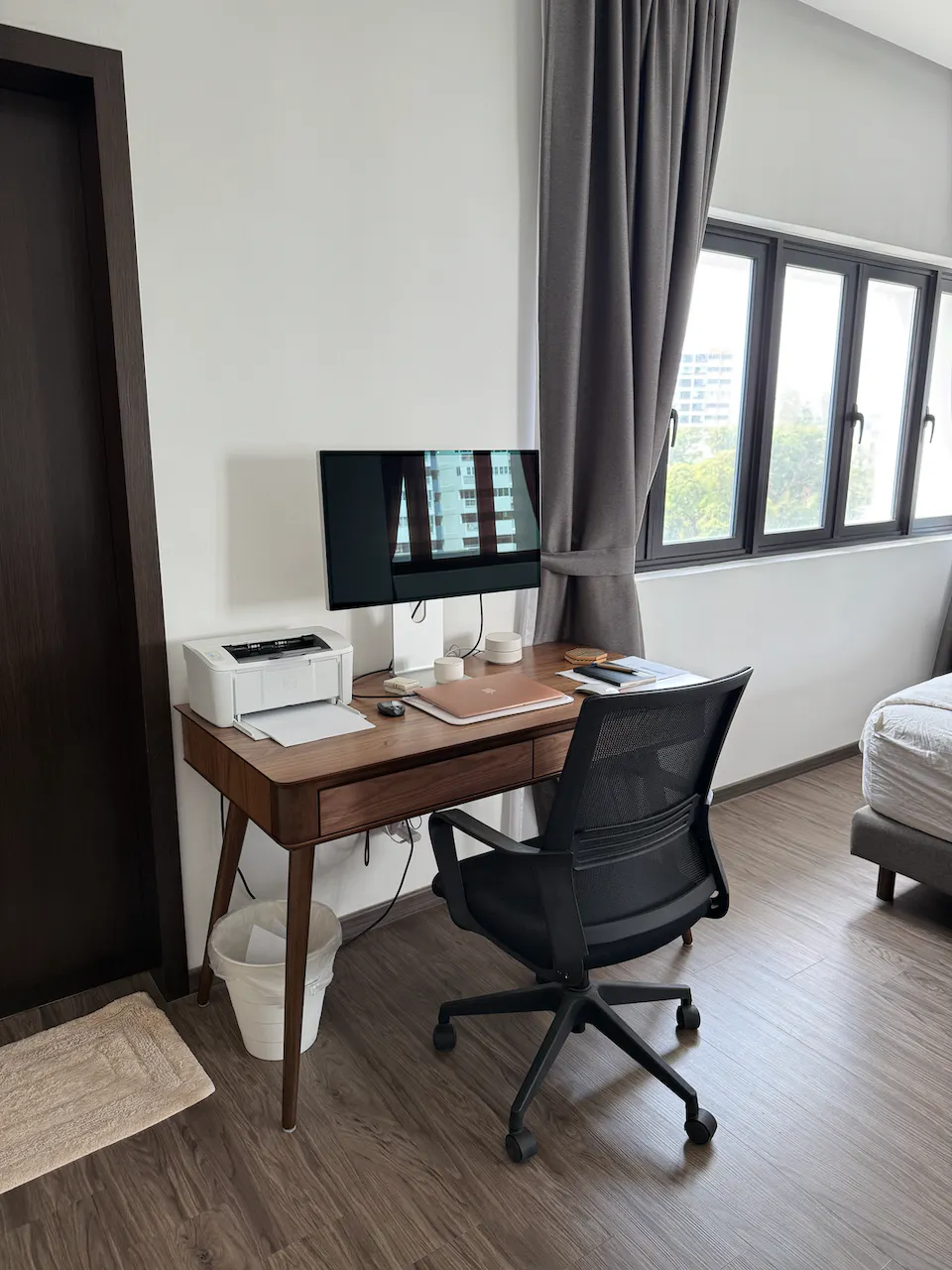 Dimitri Study Table 1.2m - Walnut