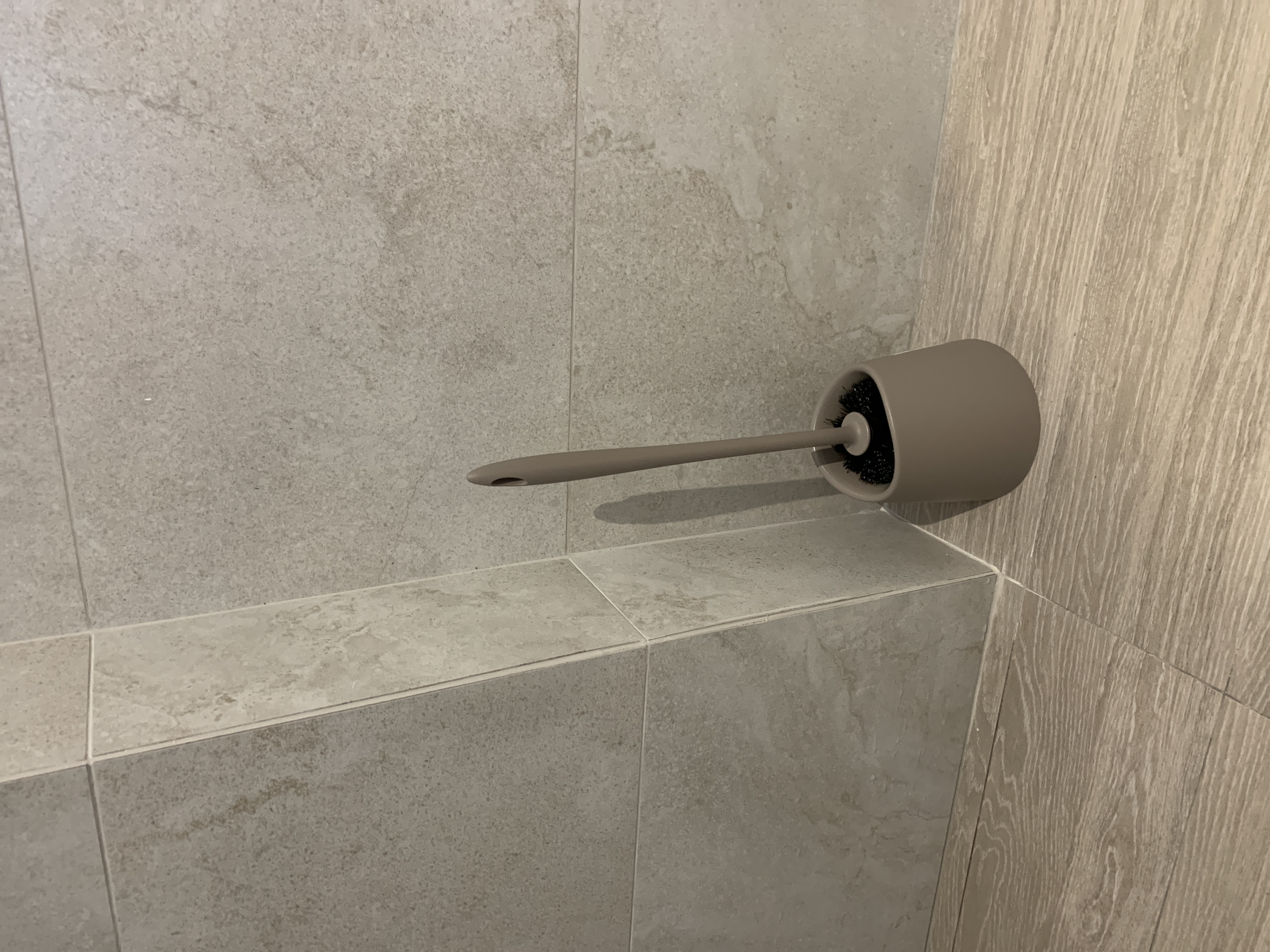 Customer home photo 1: Cute toilet brush to match the cute bathroom 😬