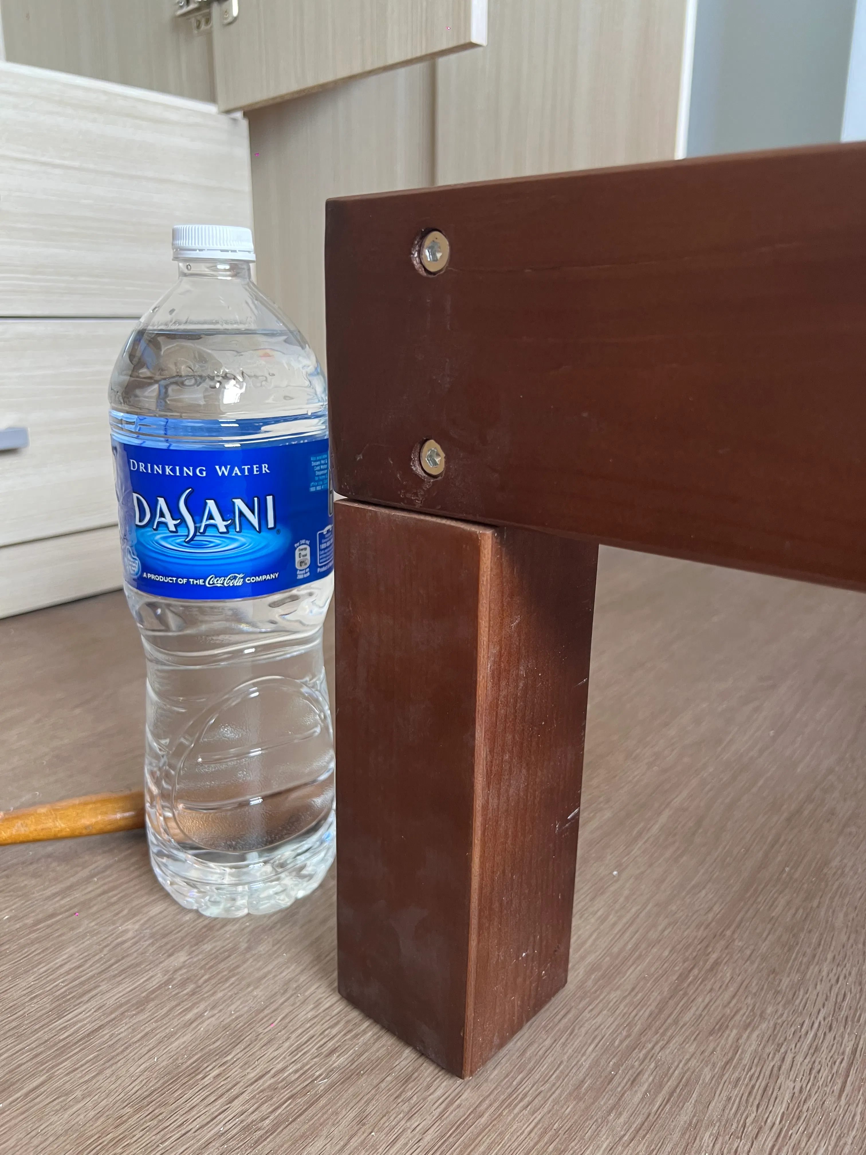 Katana Single Wooden Bed - Walnut