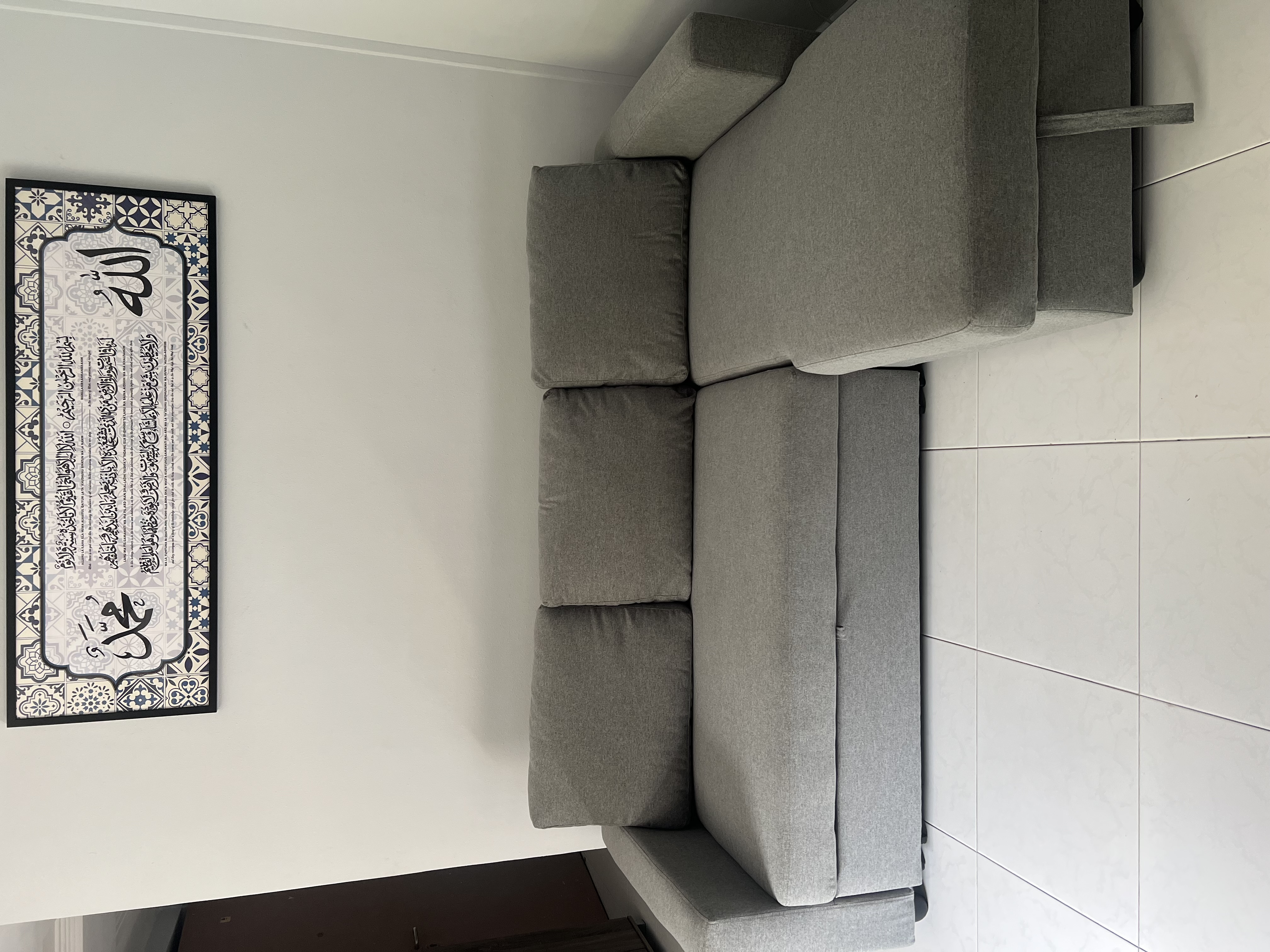 Customer home photo 25: Very nice look Comtable to seat I happy with the sofa 
hope can last long