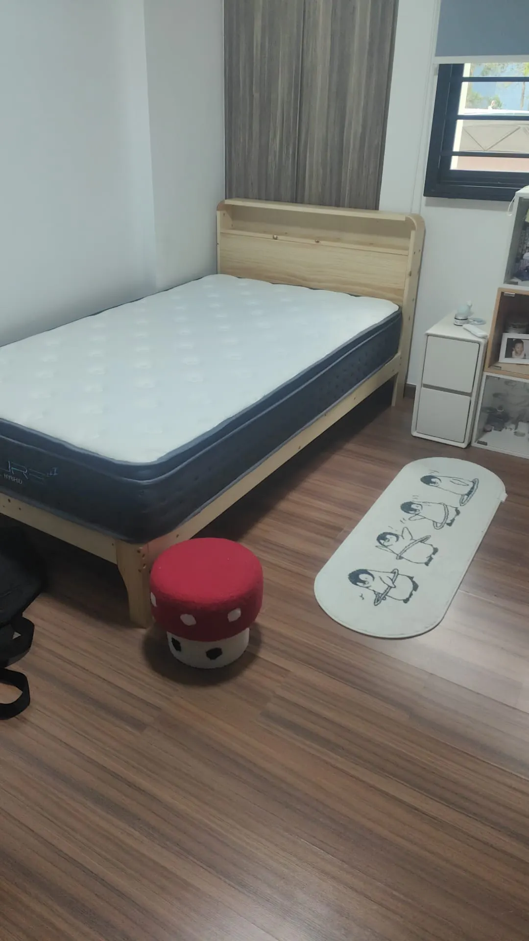 Customer home photo 2: Nice bedframe. Not bad quality