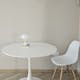 Carmen Round Dining Table 1m - White